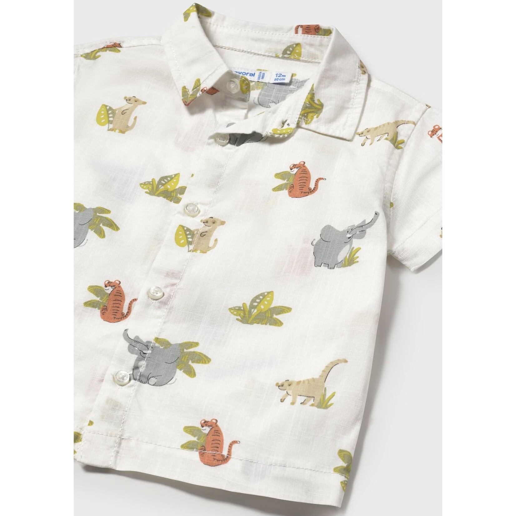 Mayoral Mayoral - S/S Animal Shirt