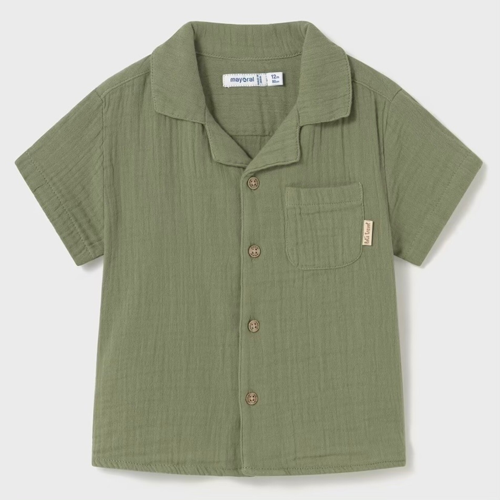 Mayoral Mayoral - Short Sleeve Button Shirt