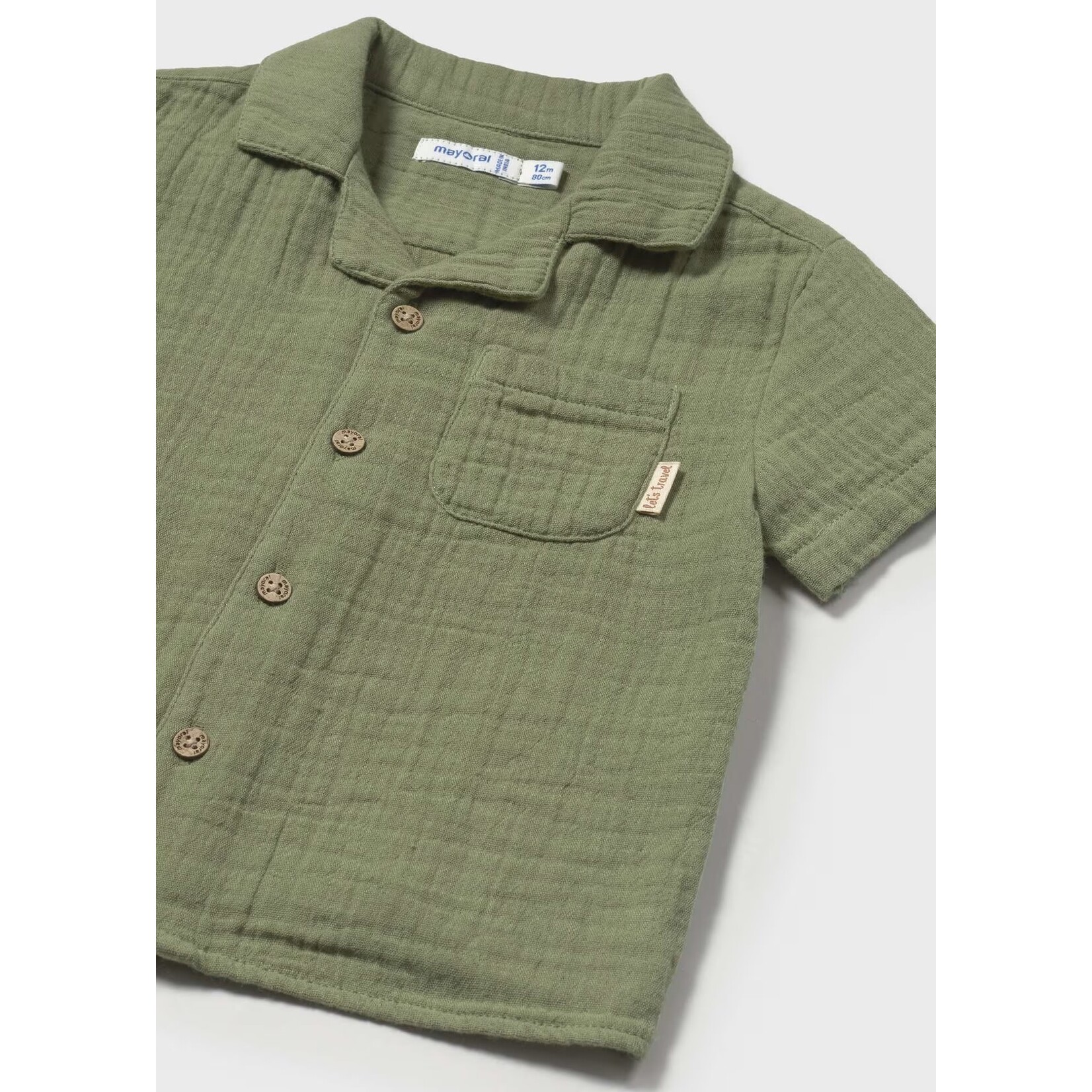 Mayoral Mayoral - Short Sleeve Button Shirt