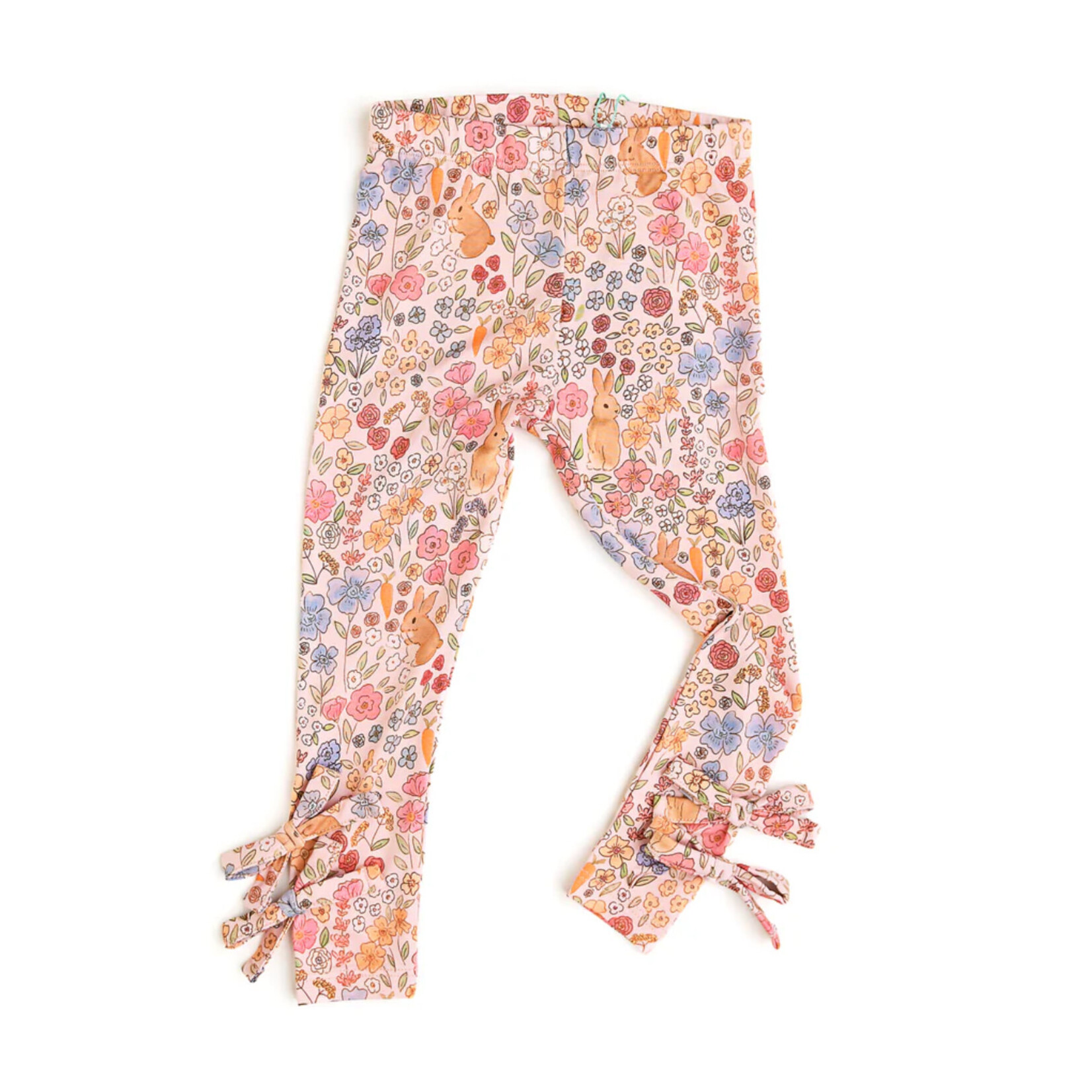 Gigi & Max Gigi & Max - Floral Bunny Bow Leggings