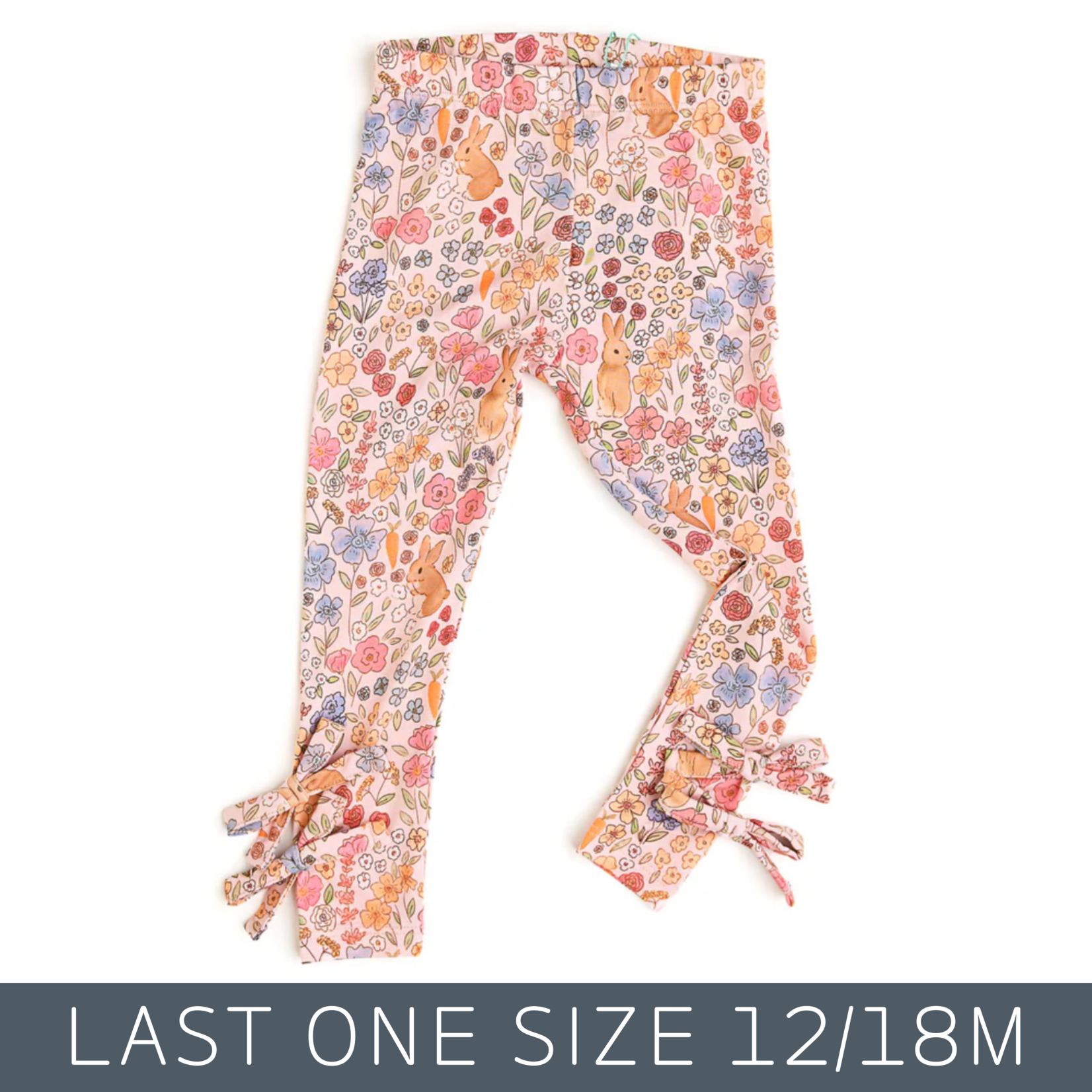 Gigi & Max Gigi & Max - Floral Bunny Bow Leggings