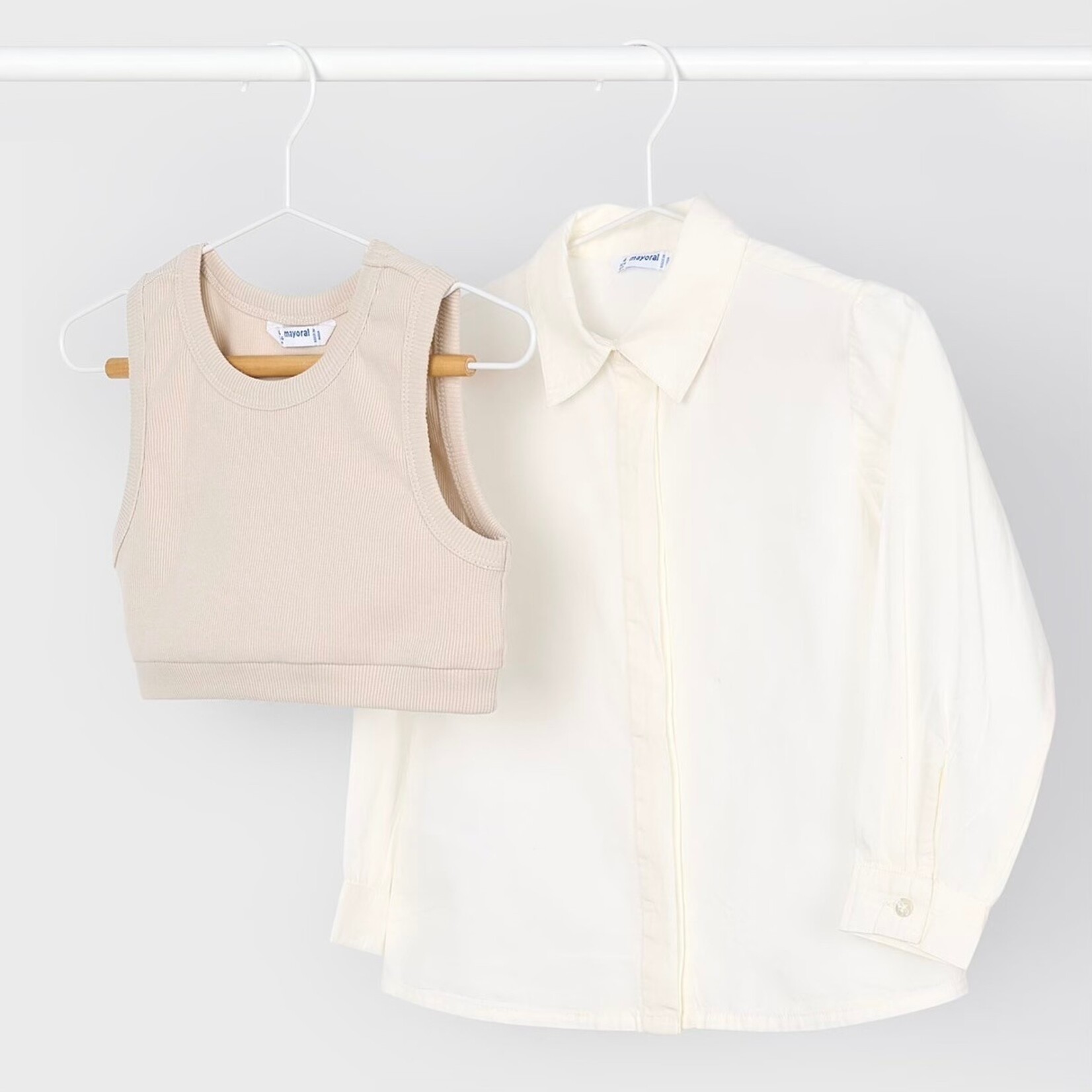 Mayoral Mayoral - Blouse And Vest Set