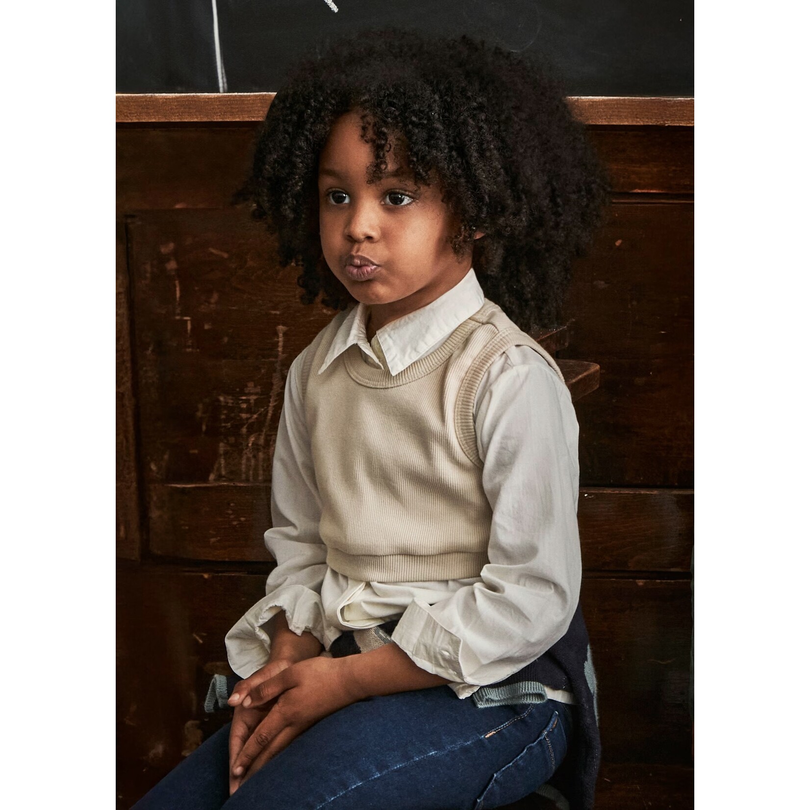 Mayoral Mayoral - Blouse And Vest Set