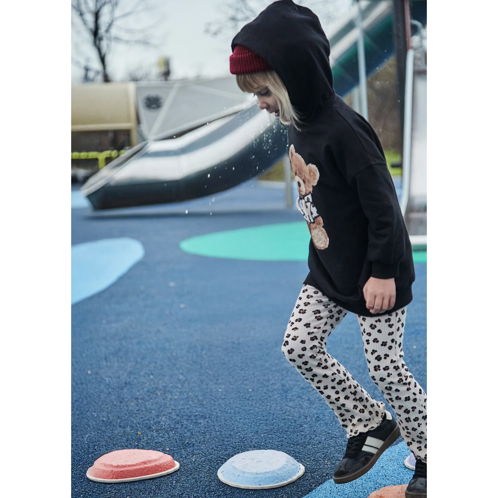 Mayoral Mayoral - Rib Knit Flare Leggings