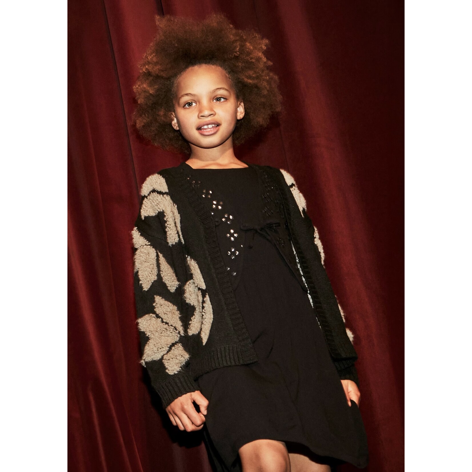 Mayoral Mayoral - Jacquard Knit Cardigan