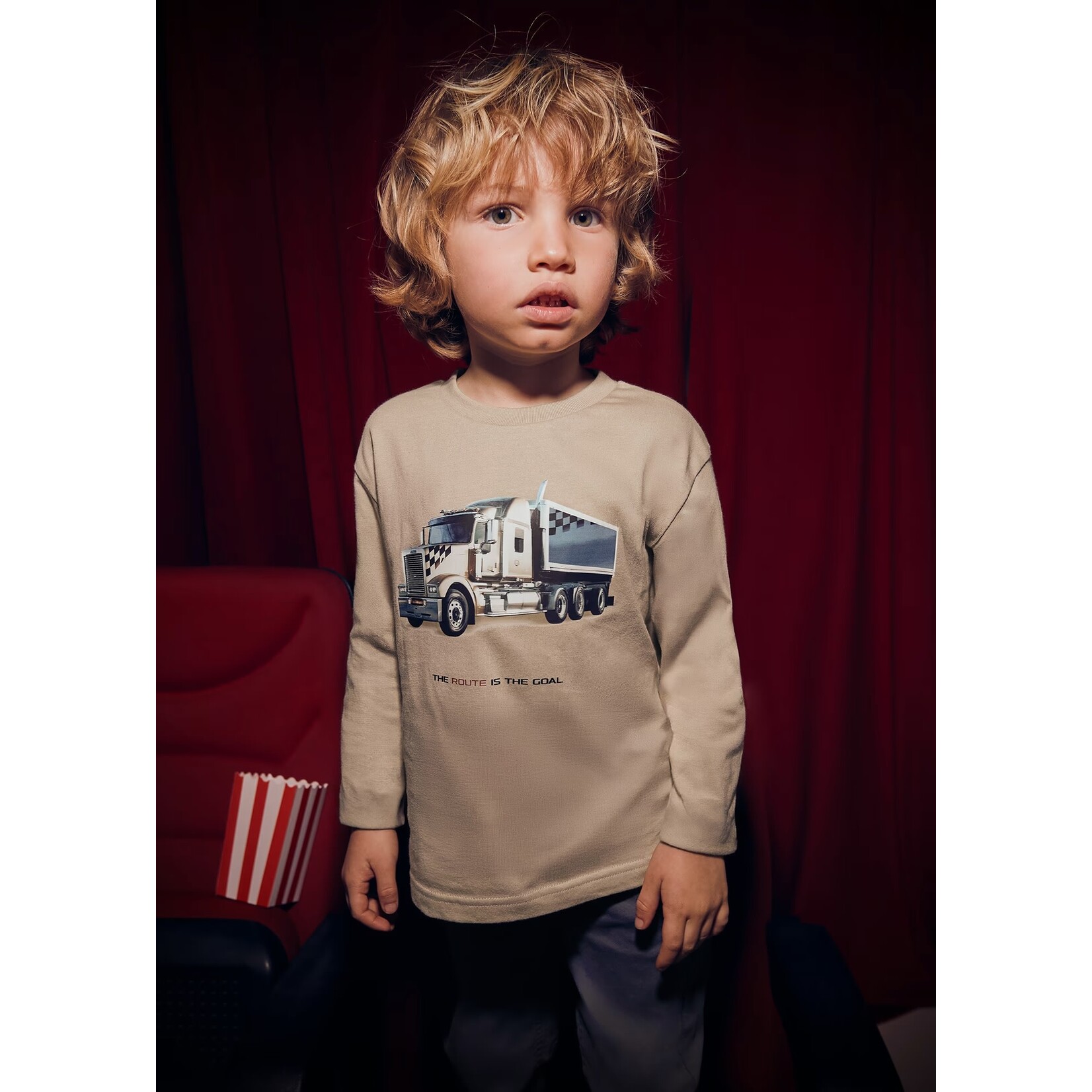 Mayoral Mayoral - L/S Truck T-Shirt