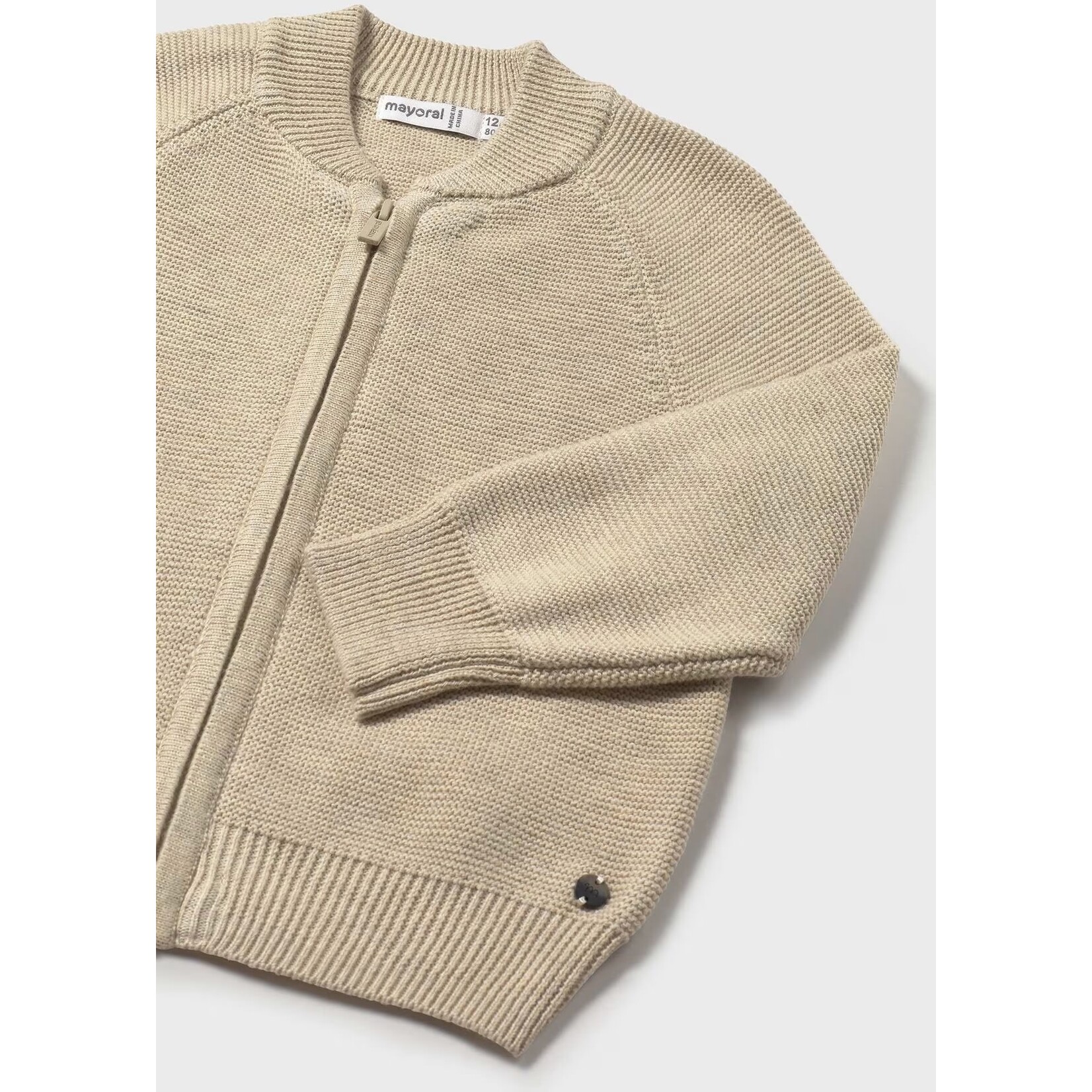 Mayoral Mayoral - Knitted Zip Up Sweater