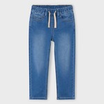 Mayoral Mayoral - Soft Denim Joggers With Drawstring