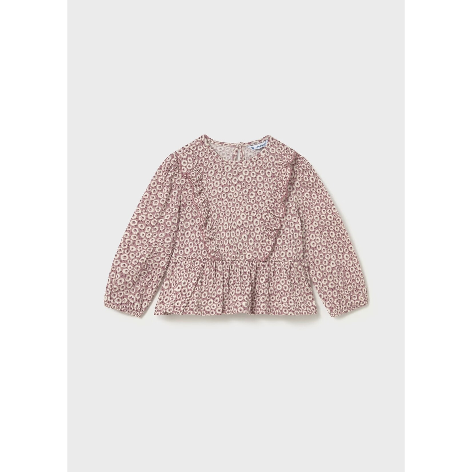 Mayoral Mayoral - Bambula Knit Print Blouse