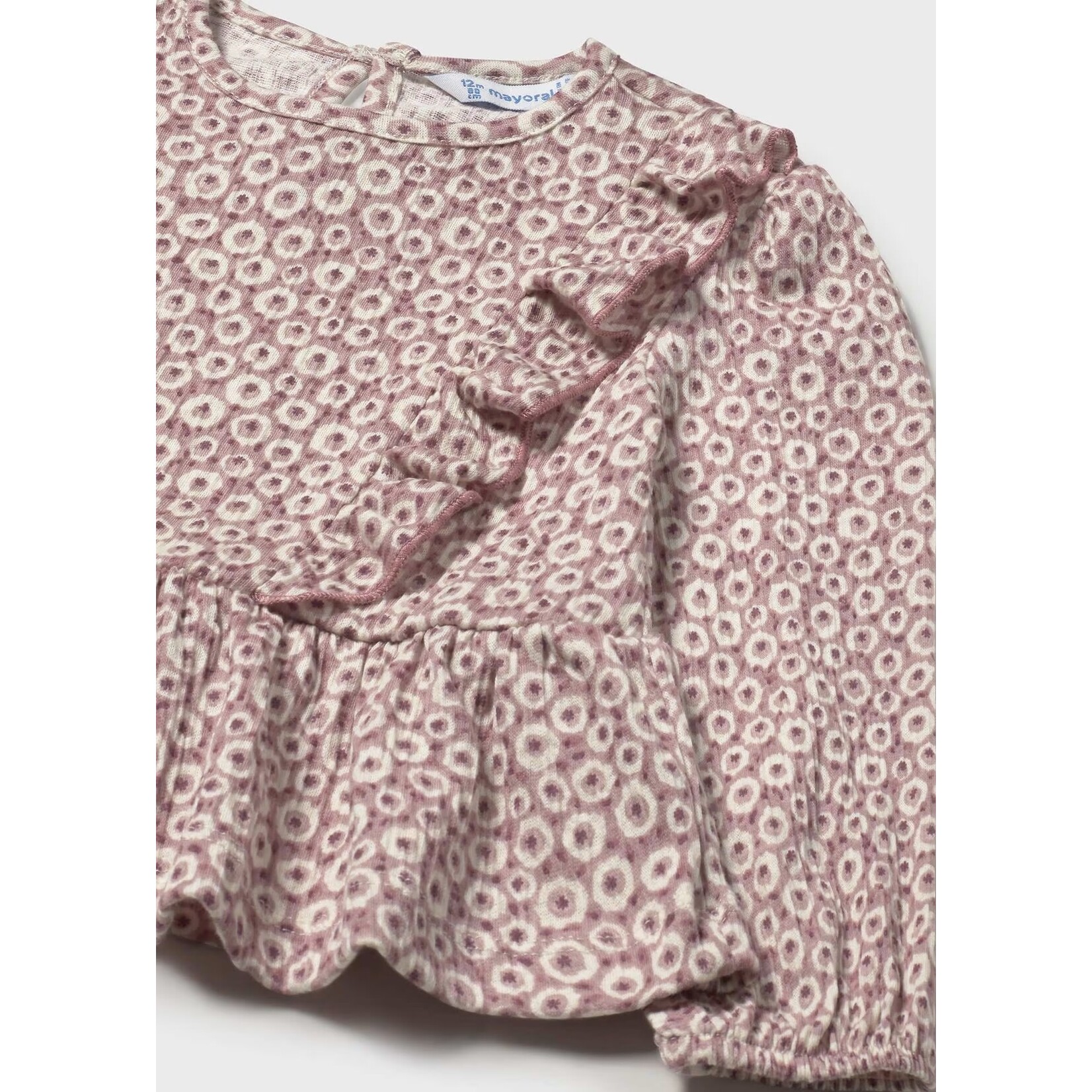 Mayoral Mayoral - Bambula Knit Print Blouse