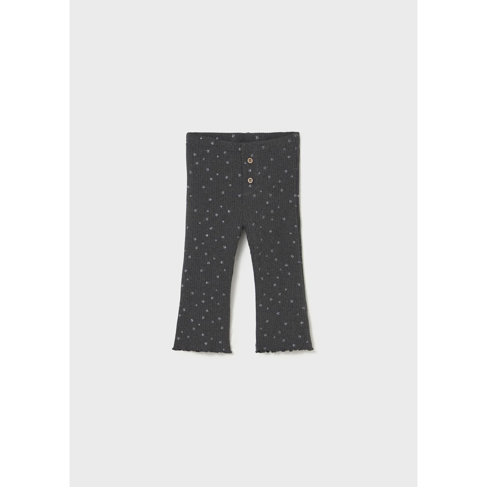 Mayoral Mayoral - Ribbed Flare Leggings With Stars