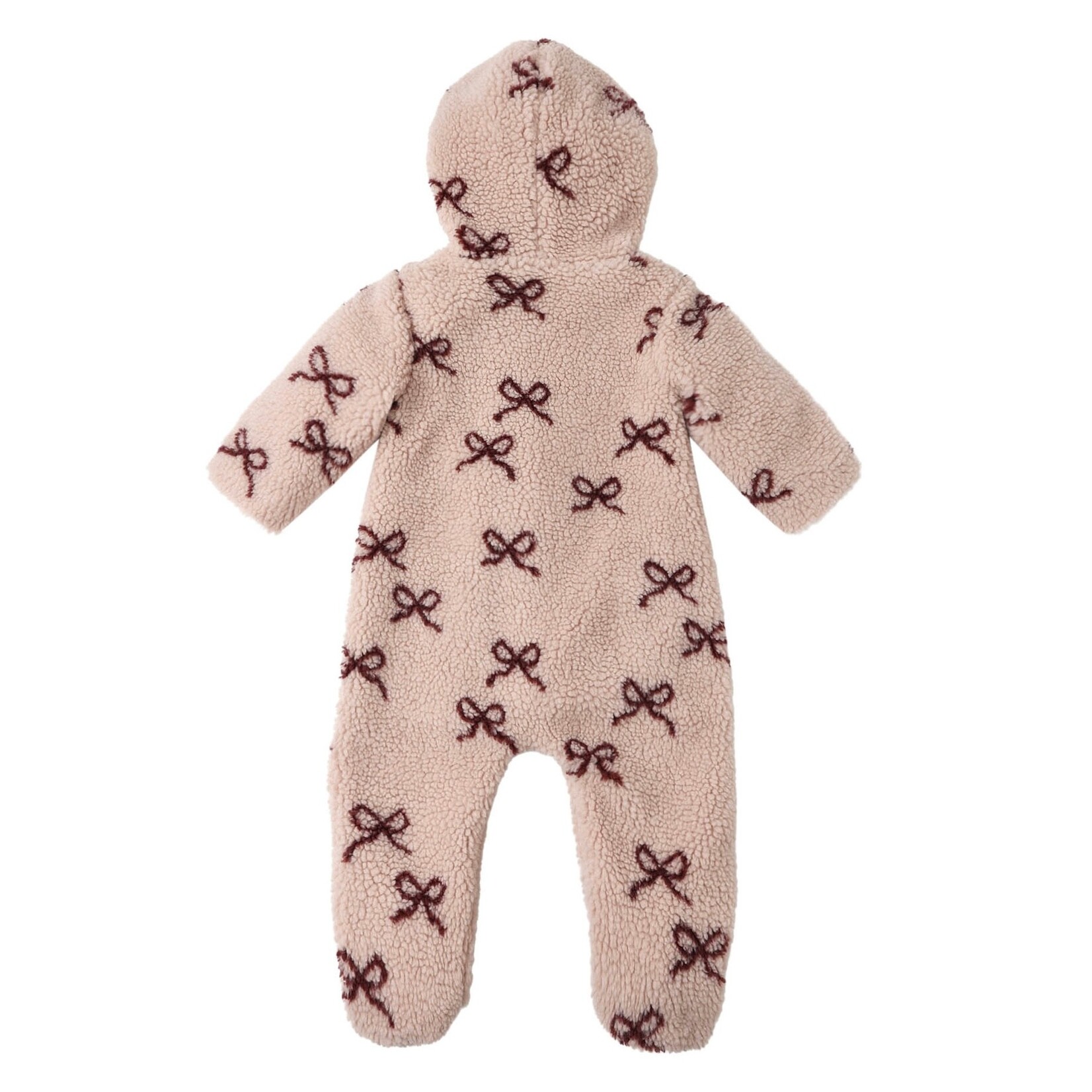 Rylee + Cru Rylee + Cru - Fleece Bows Jumpsuit