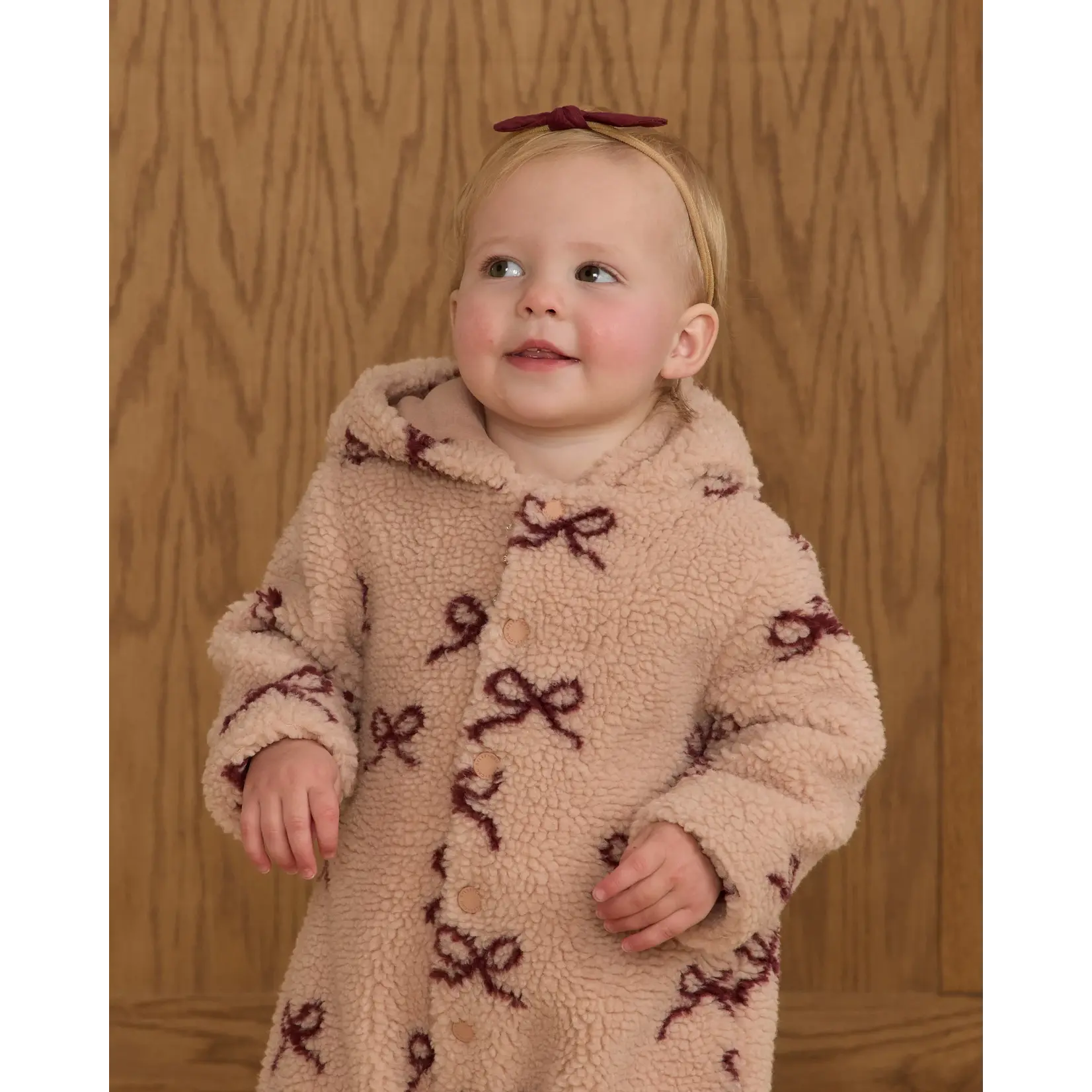 Rylee + Cru Rylee + Cru - Fleece Bows Jumpsuit