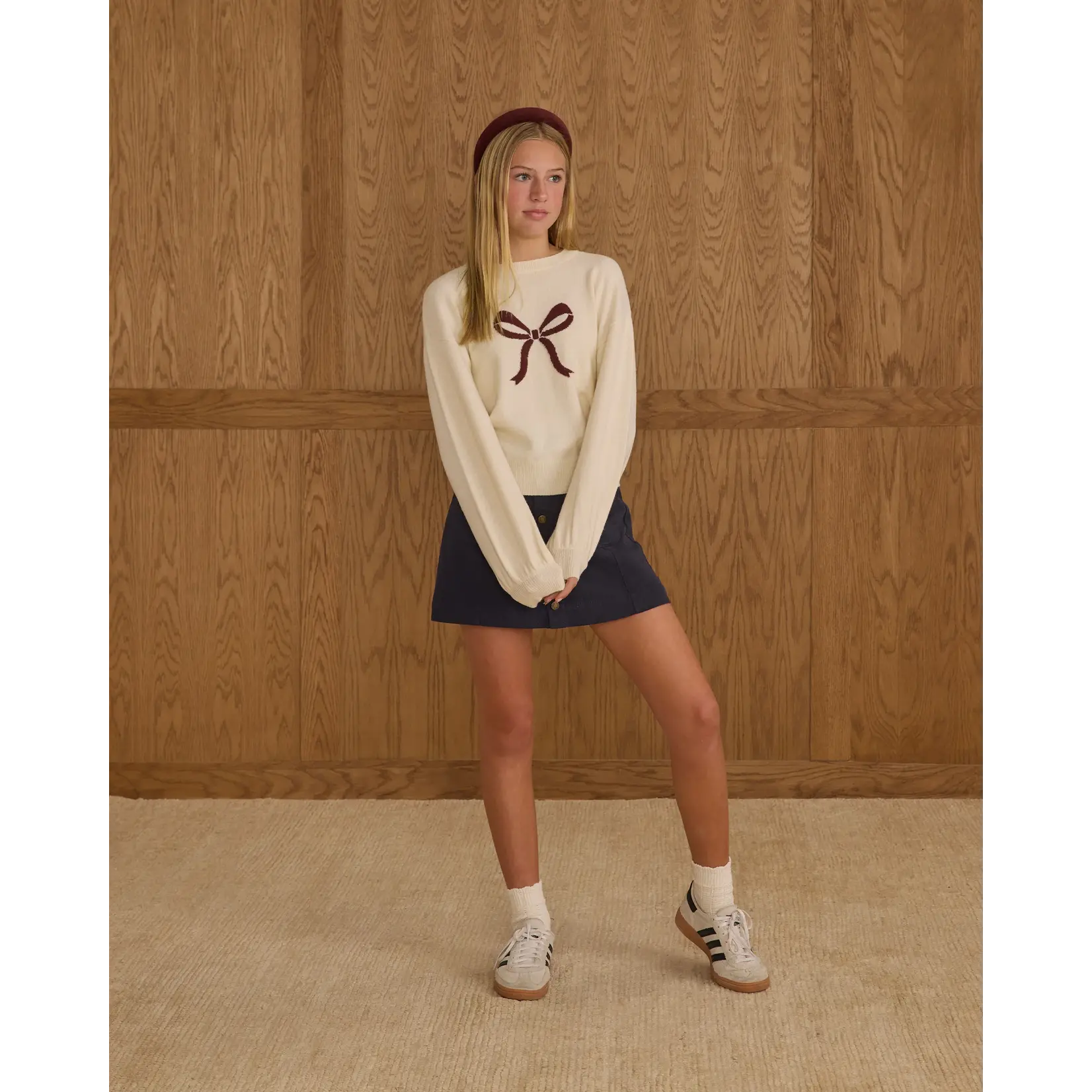 Rylee + Cru Rylee + Cru -  Aspen Bow Sweater