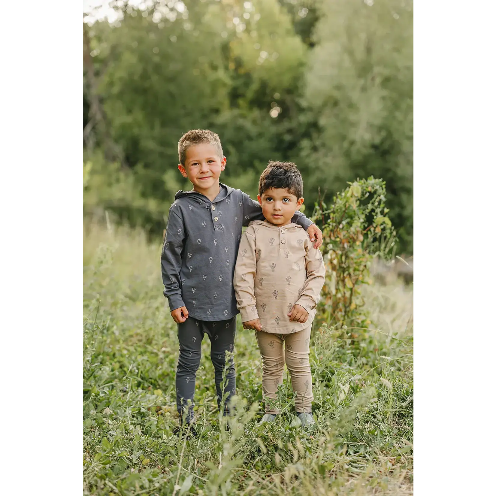 Mebie Baby Mebie Baby - Lightning Bolt Hooded Set