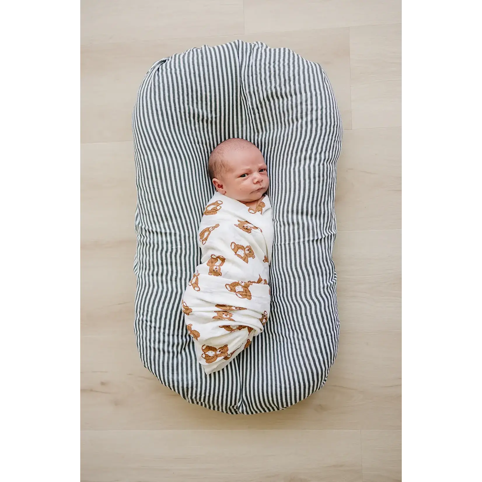 Mebie Baby Mebie Baby - Teddy Bear  Muslin Swaddle