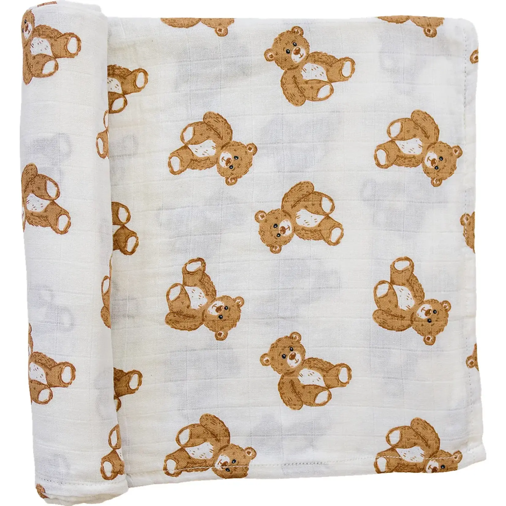 Mebie Baby Mebie Baby - Teddy Bear  Muslin Swaddle