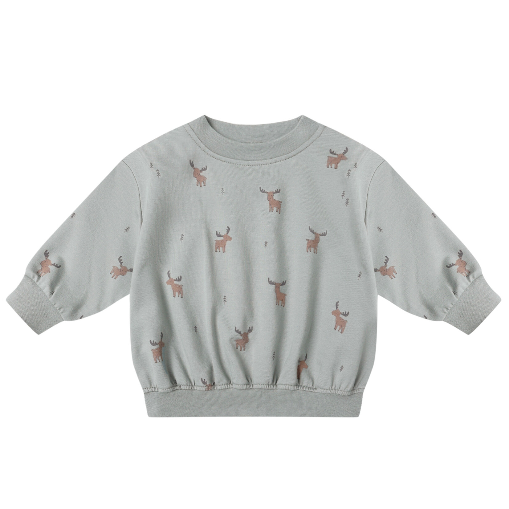 Quincy Mae Quincy Mae - Relaxed Sweatshirt Moose