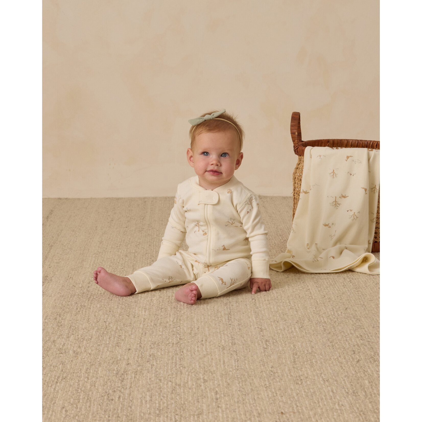Quincy Mae Quincy Mae - Fox Land Zip Long Sleeve Sleeper