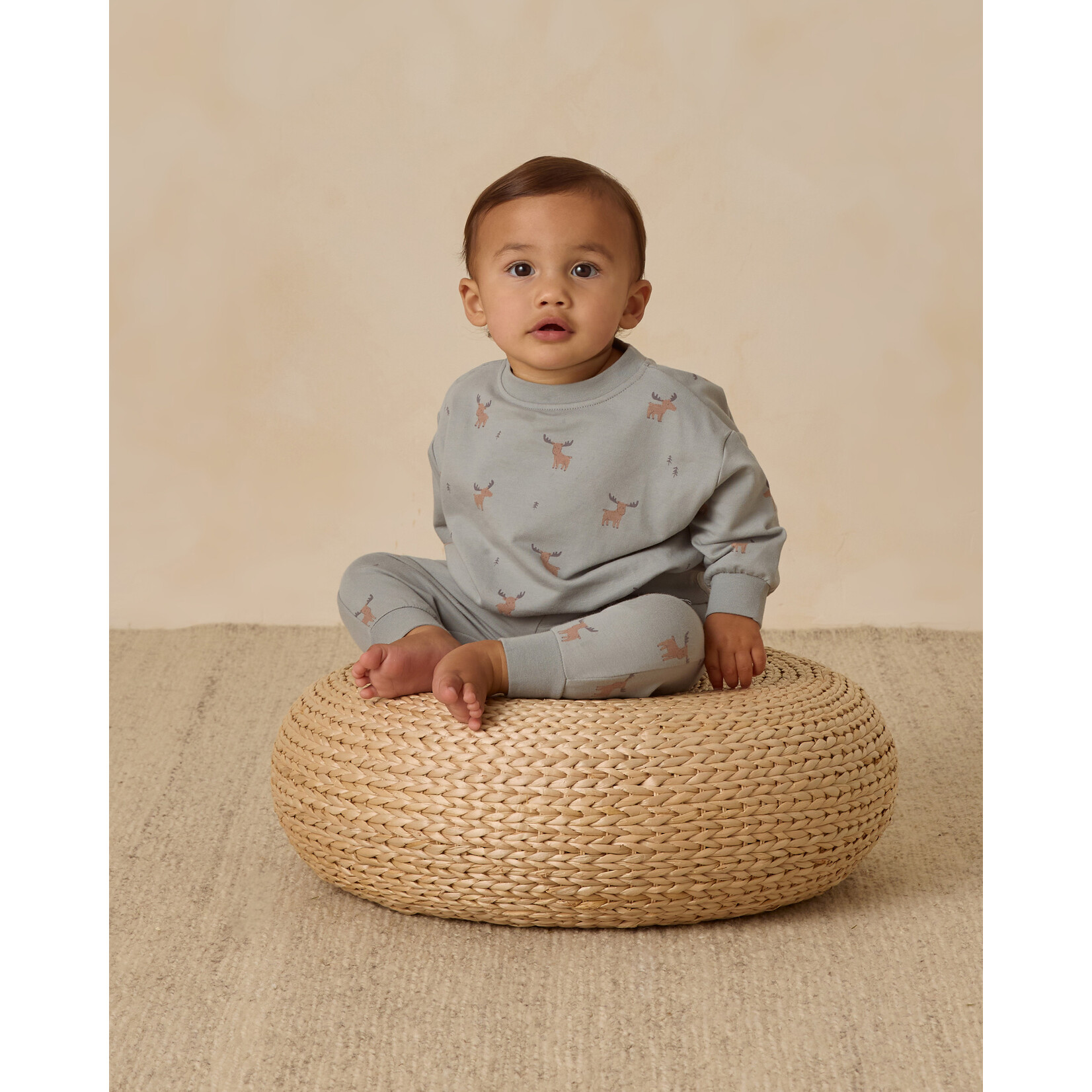 Quincy Mae Quincy Mae - Relaxed Sweatpant Moose