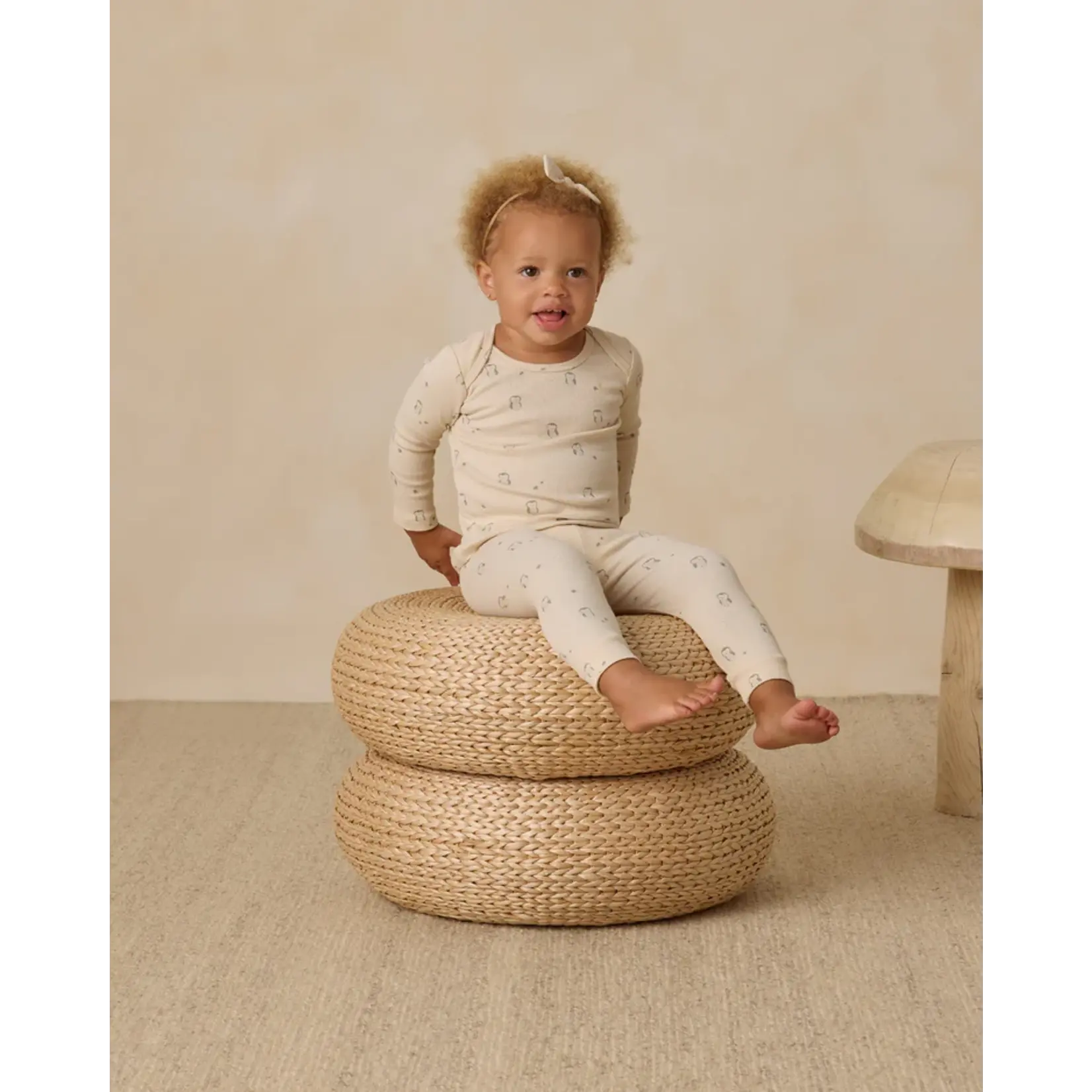 Quincy Mae Quincy Mae - Ribbed Tee  + Pant Set
