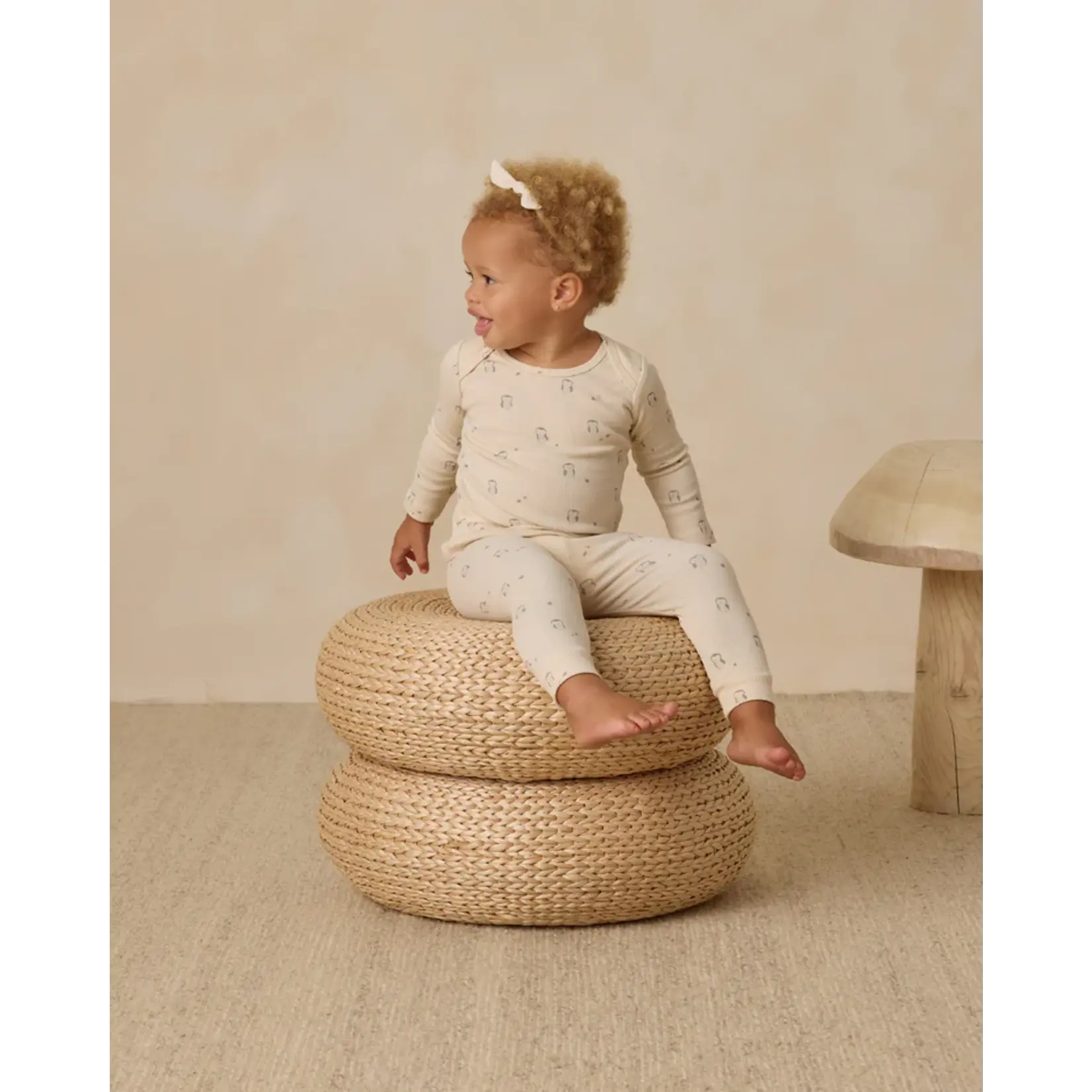 Quincy Mae Quincy Mae - Ribbed Tee  + Pant Set