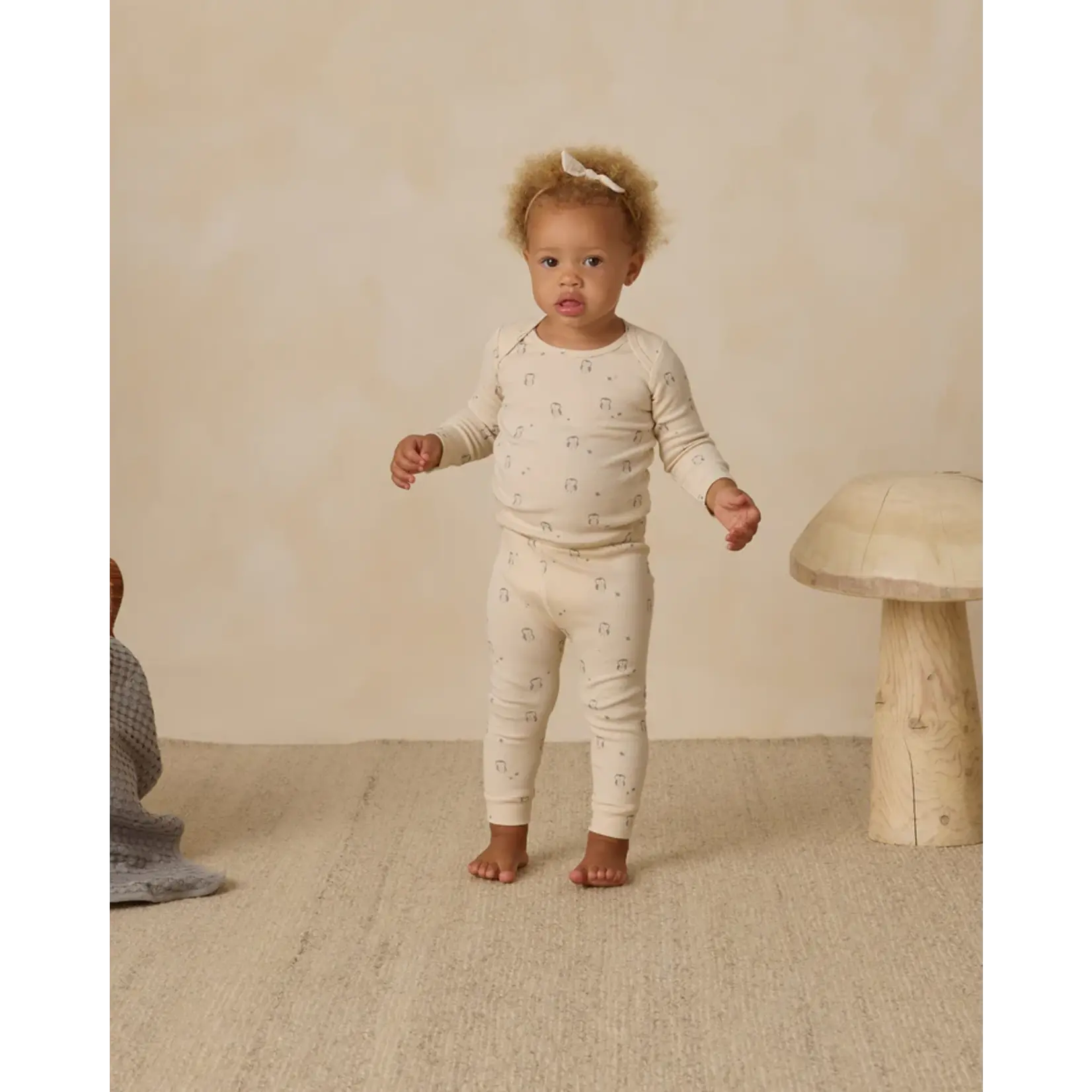 Quincy Mae Quincy Mae - Ribbed Tee  + Pant Set
