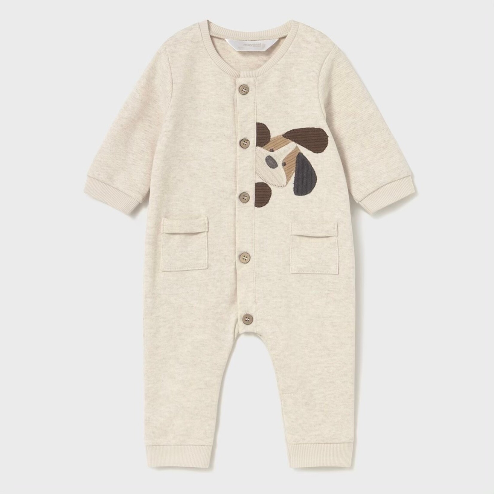 Mayoral Mayoral - Dog Embroidered One Piece (2731)