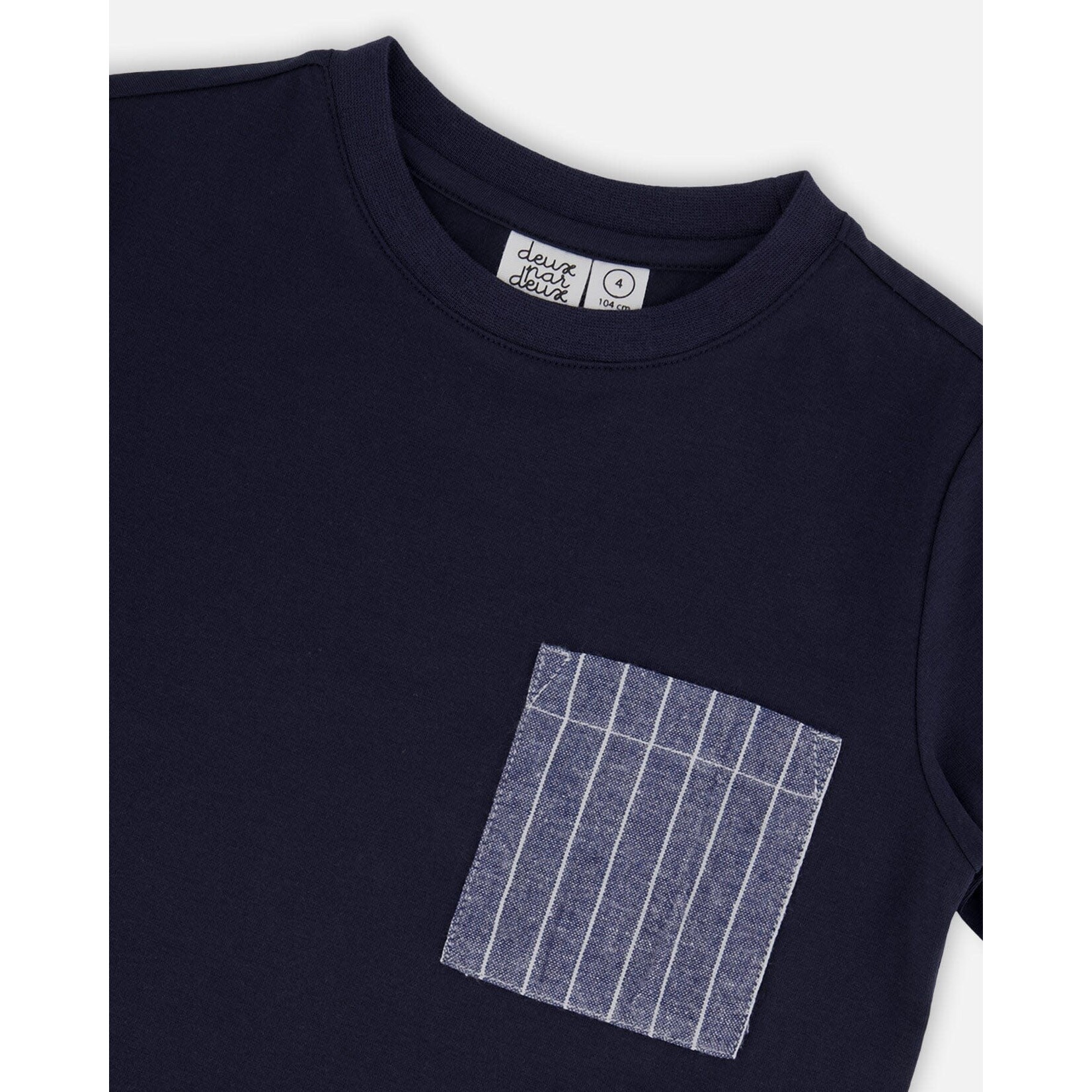 Deux Par Deux Deux Par Deux - Short Sleeve Tee With Pocket