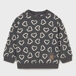 Mayoral Mayoral - Hearts Print Sweatshirt (2430)