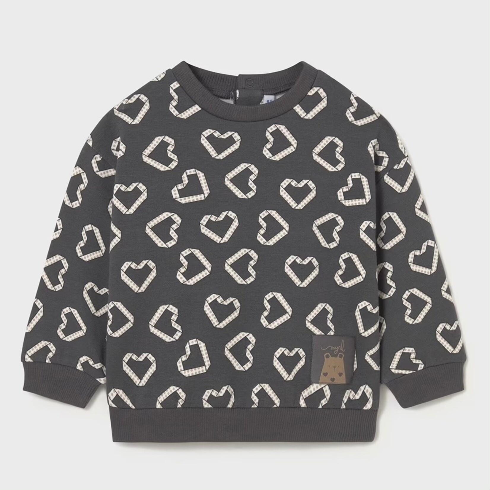 Mayoral Mayoral - Hearts Print Sweatshirt (2430)