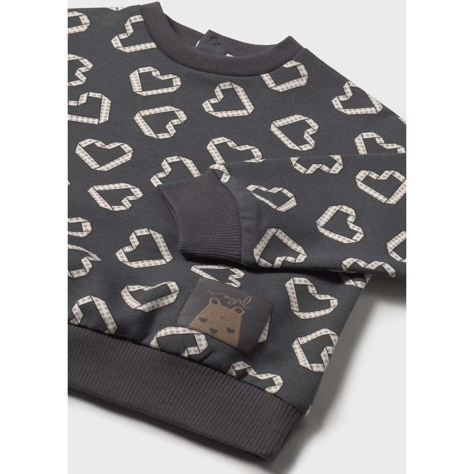 Mayoral Mayoral - Hearts Print Sweatshirt (2430)