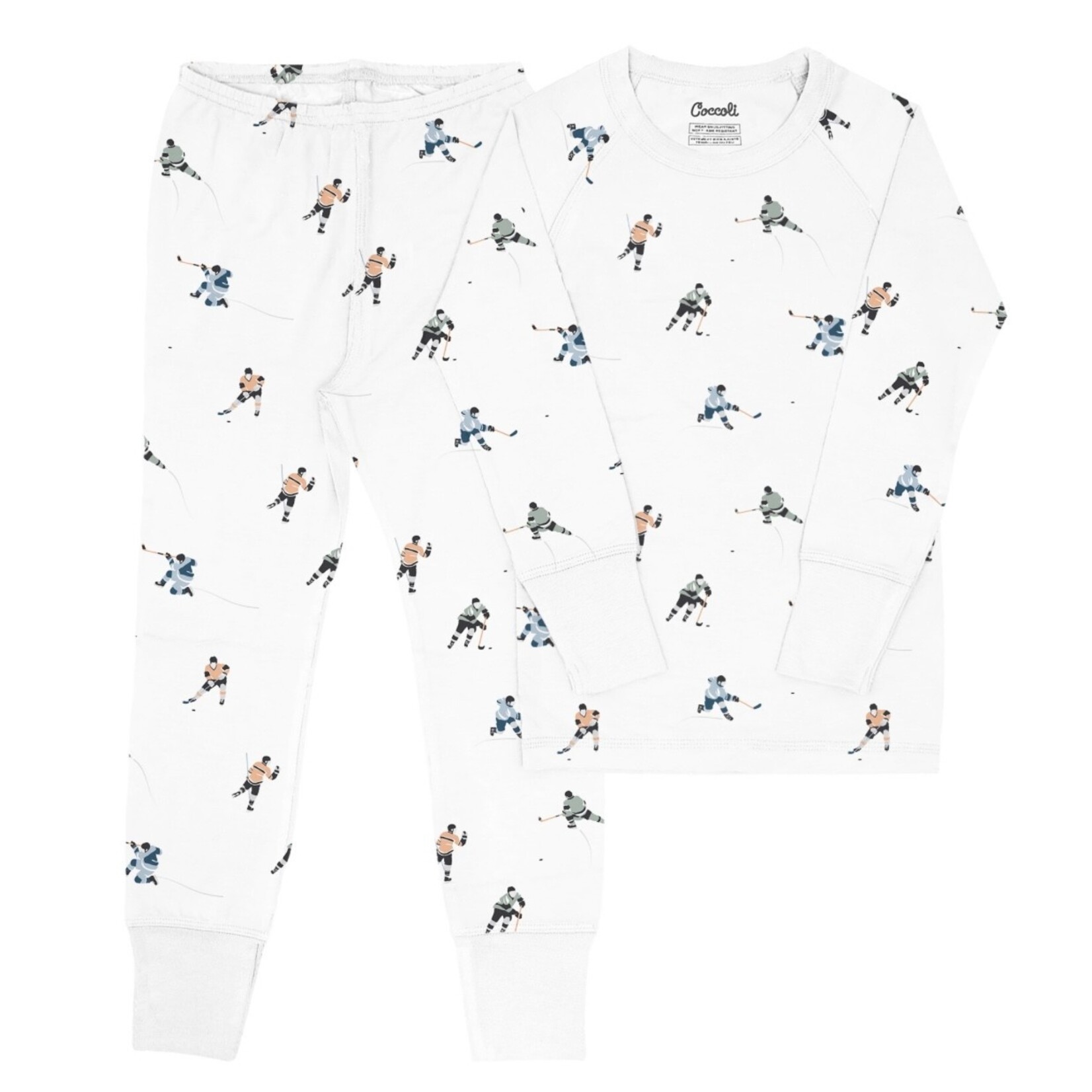 Coccoli Coccoli - Cotton Modal Hockey Players 2Pc PJ Set