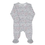 Coccoli Coccoli - Modal  Ice Rink Zipper Footie