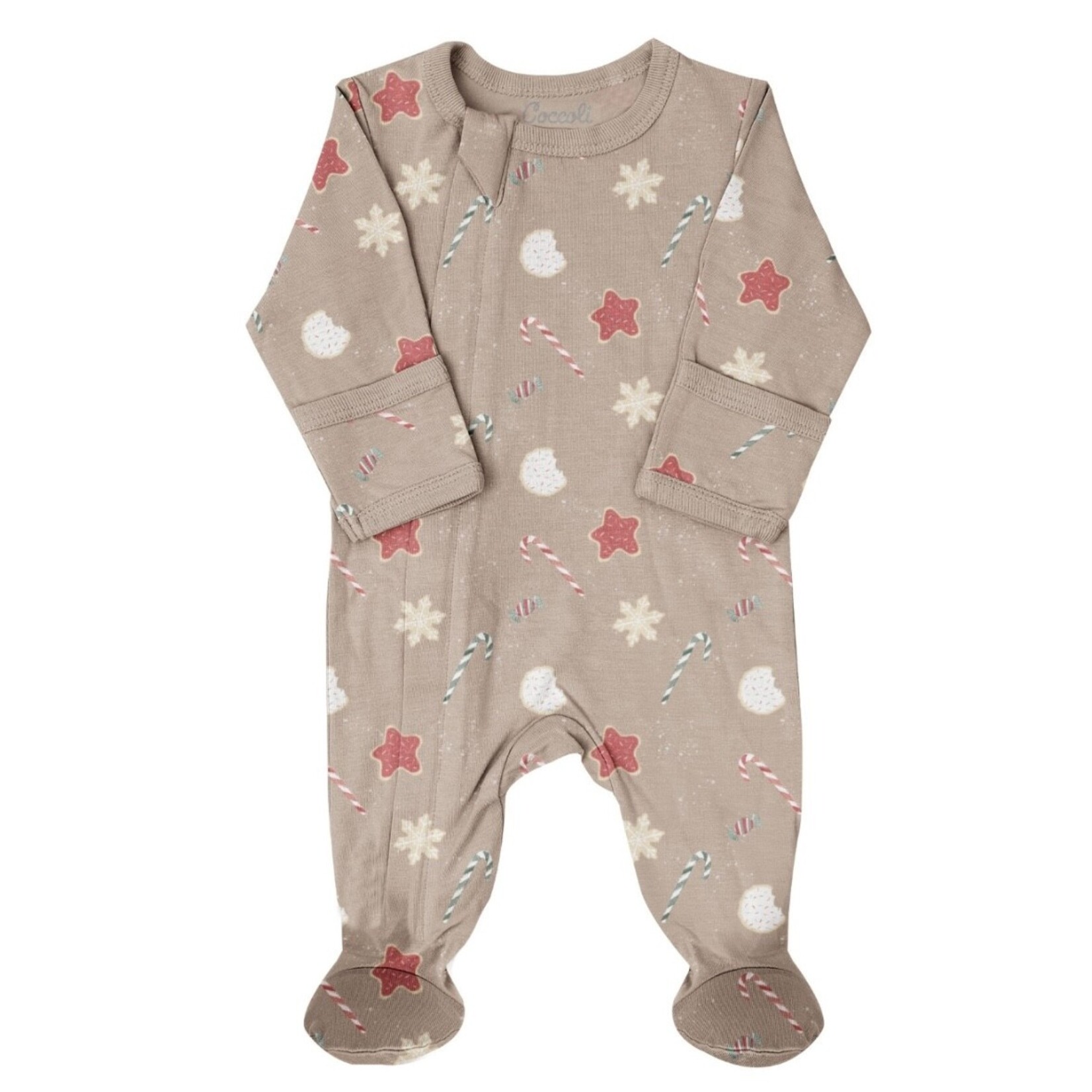 Coccoli Coccoli -  Modal  Sugar Cookies Zipper Footie
