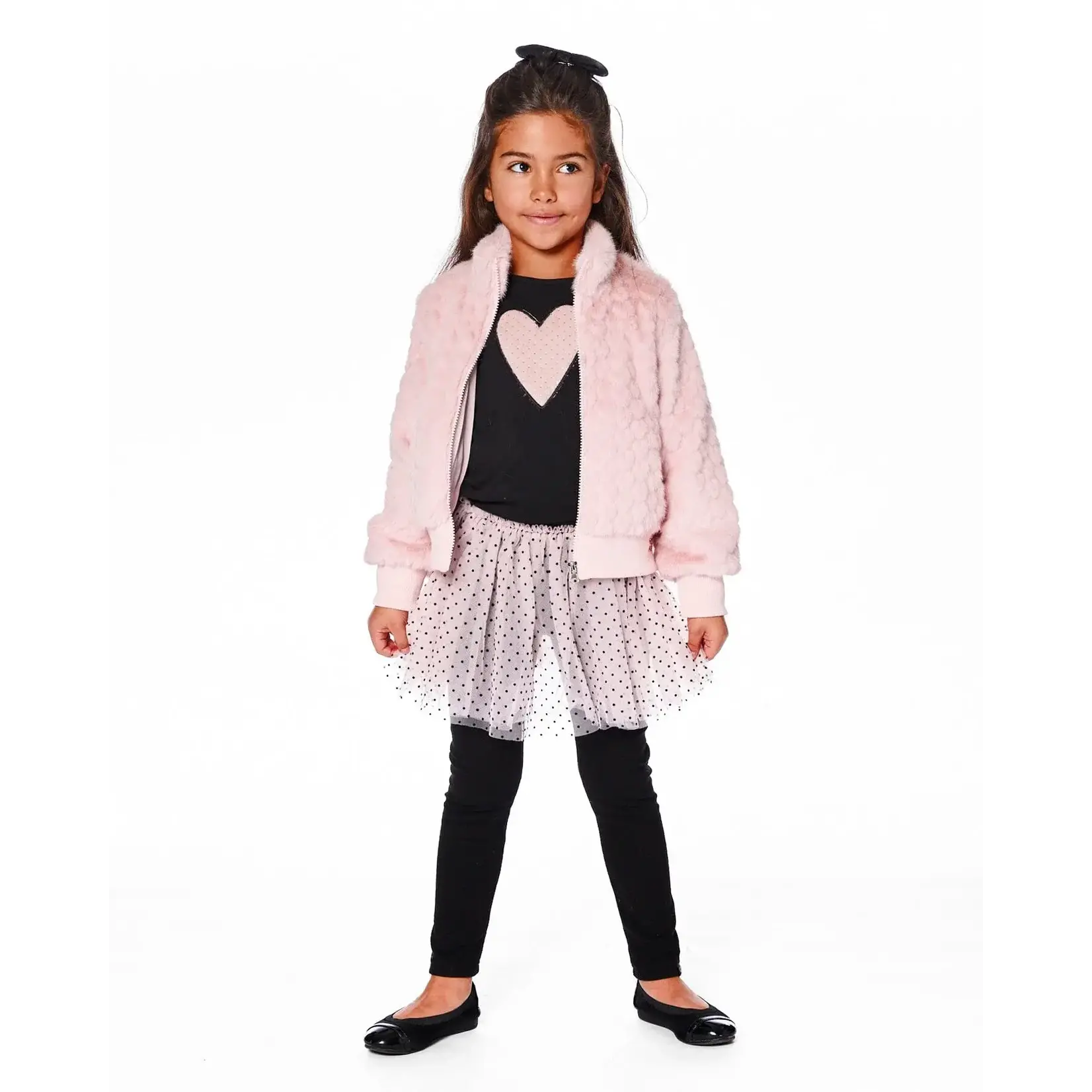 Deux Par Deux Deux Par Deux - L/S Organic Heart T-Shirt