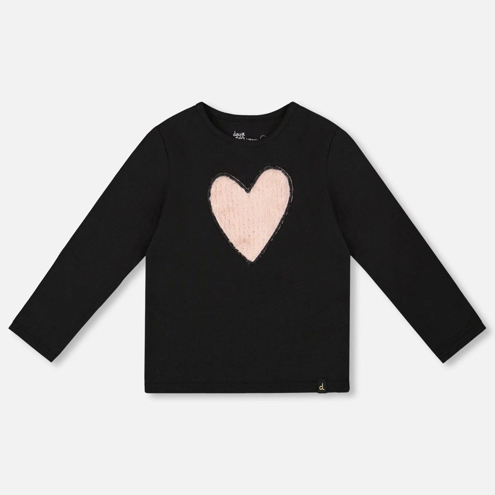 Deux Par Deux Deux Par Deux - L/S Organic Heart T-Shirt