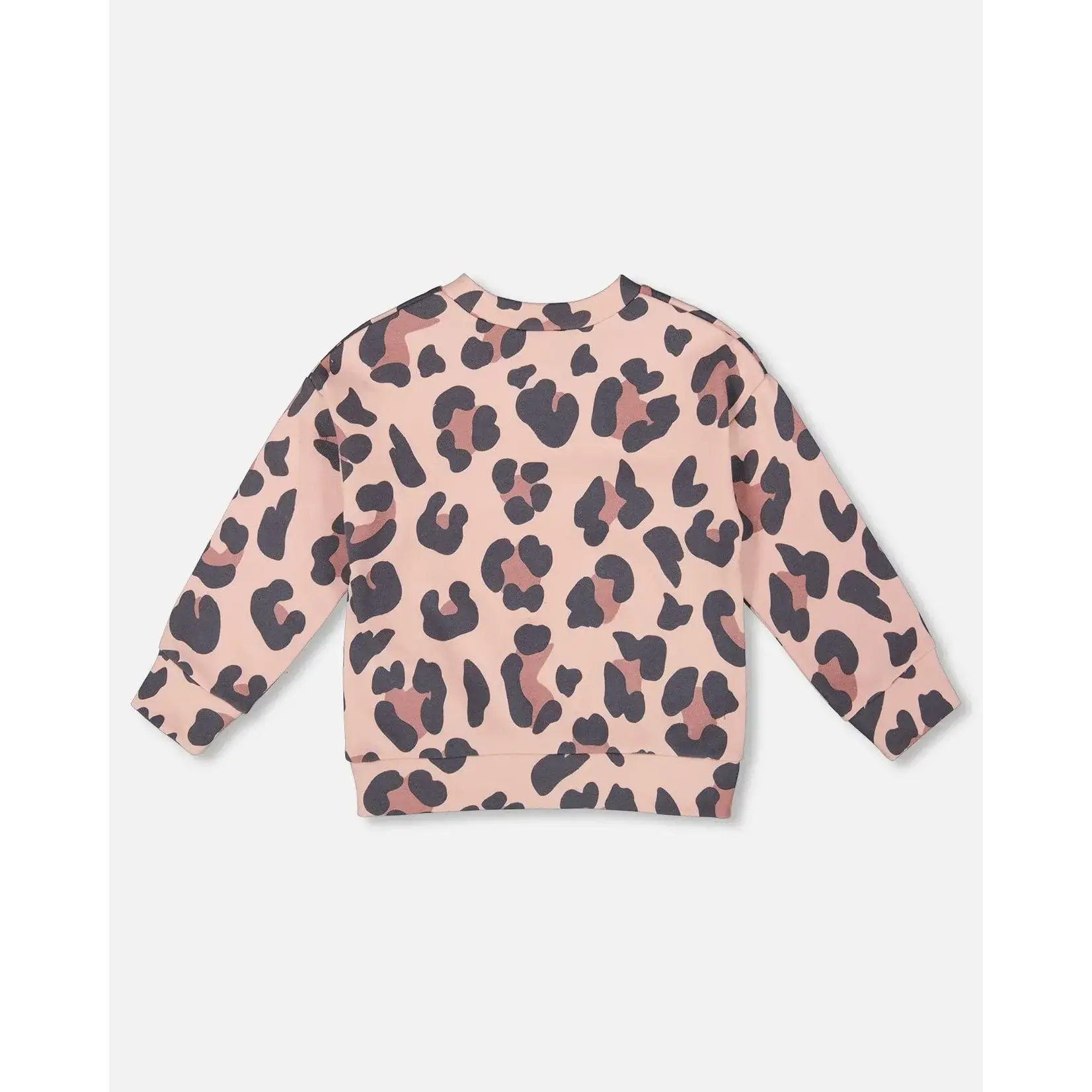 Deux Par Deux Deux Par Deux - Printed Leopard Sweatshirt