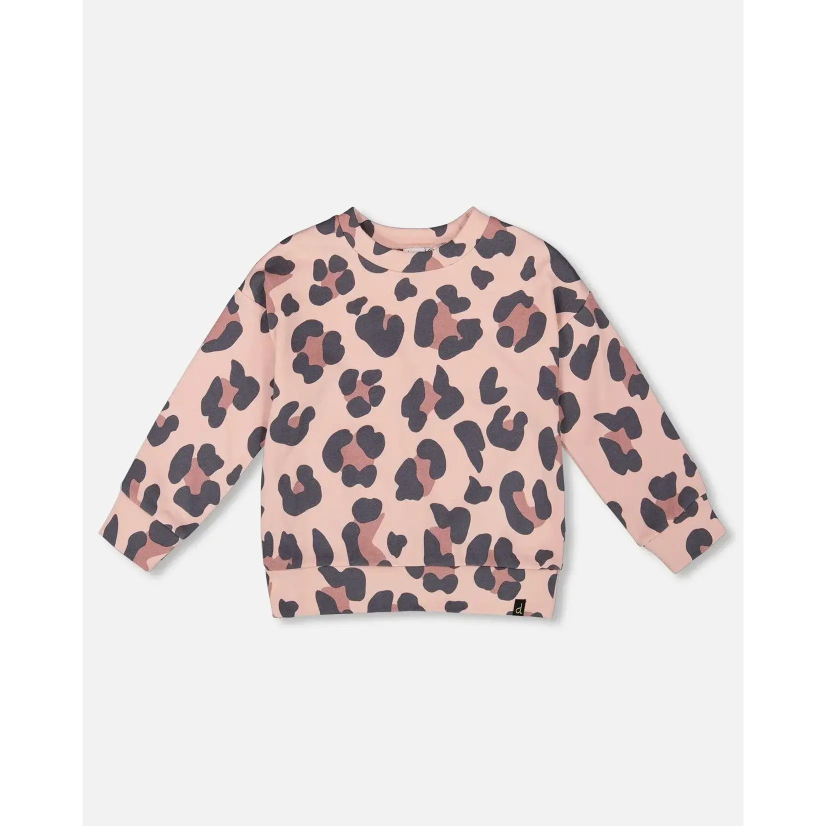 Deux Par Deux Deux Par Deux - Printed Leopard Sweatshirt