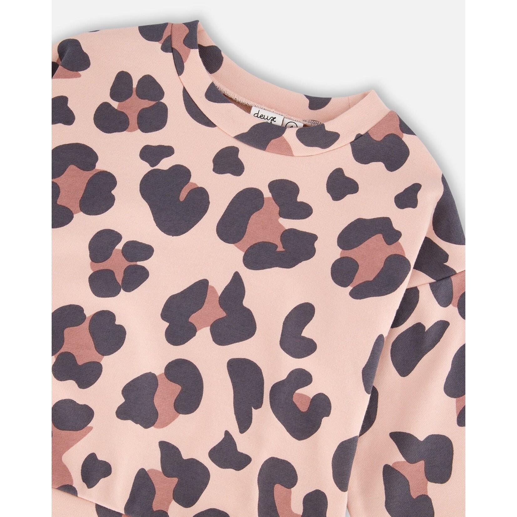 Deux Par Deux Deux Par Deux - Printed Leopard Sweatshirt
