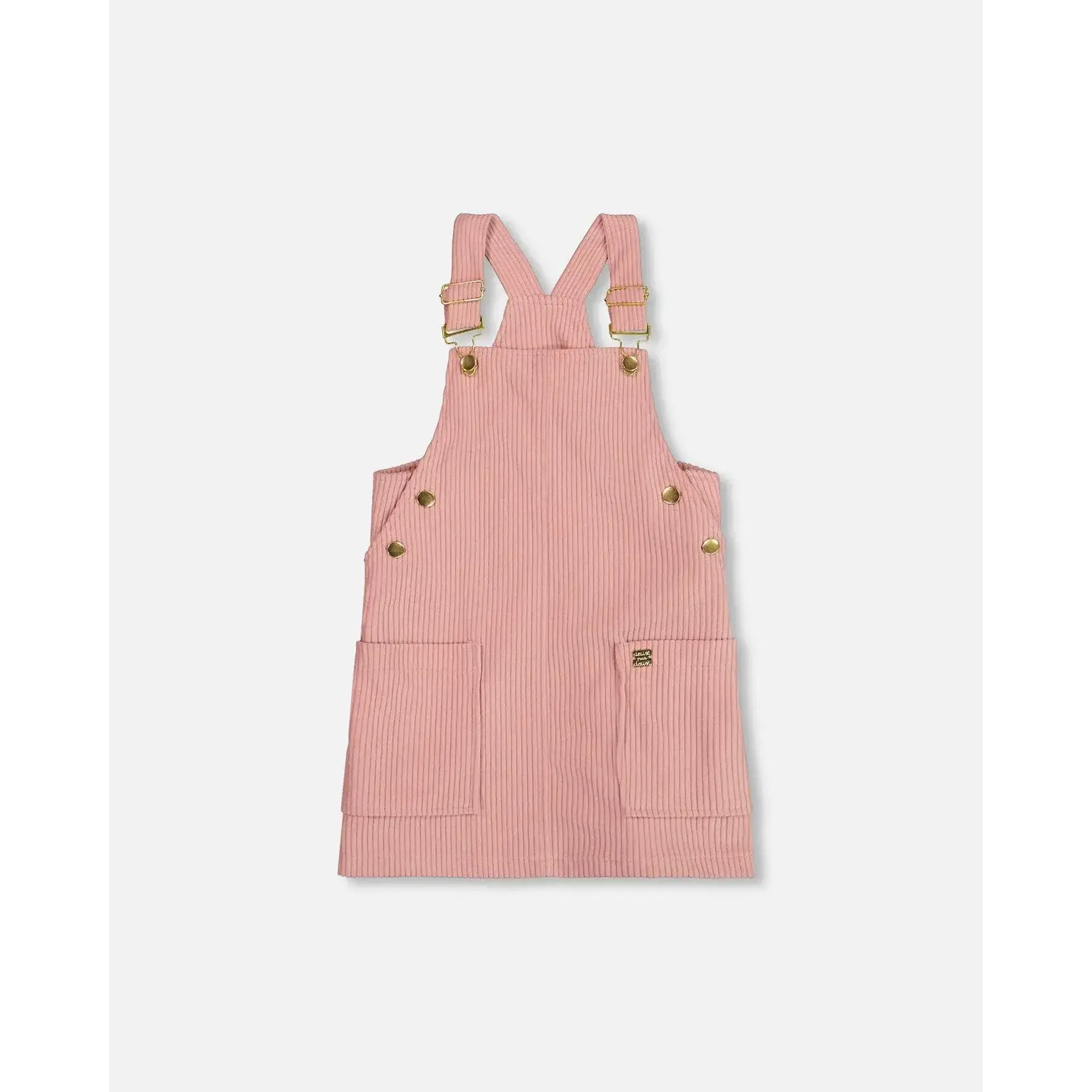 Deux Par Deux Deux Par Deux - Corduroy Overall Dress