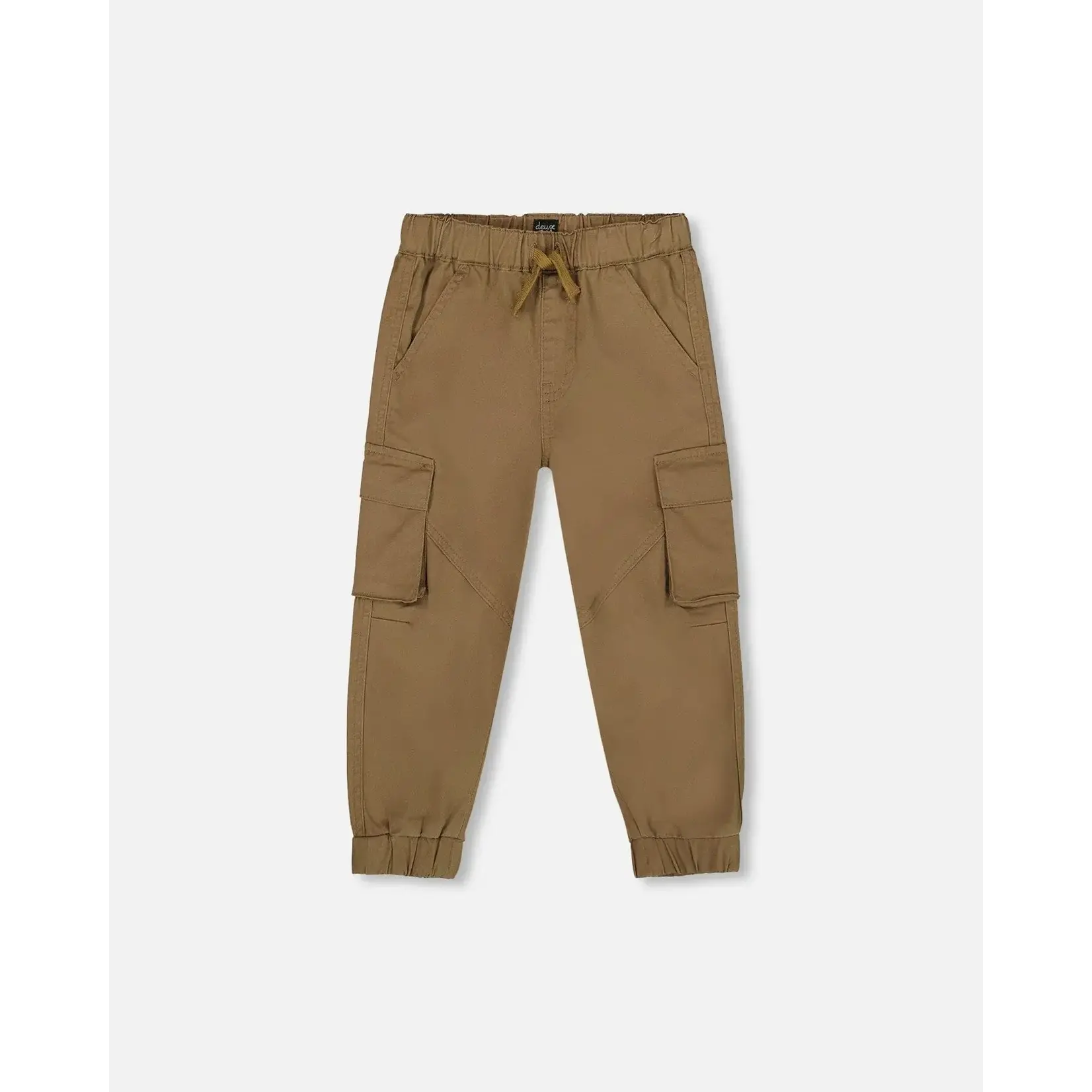 Deux Par Deux Deux Par Deux - Stretch Twill Joggers With Cargo Pockets