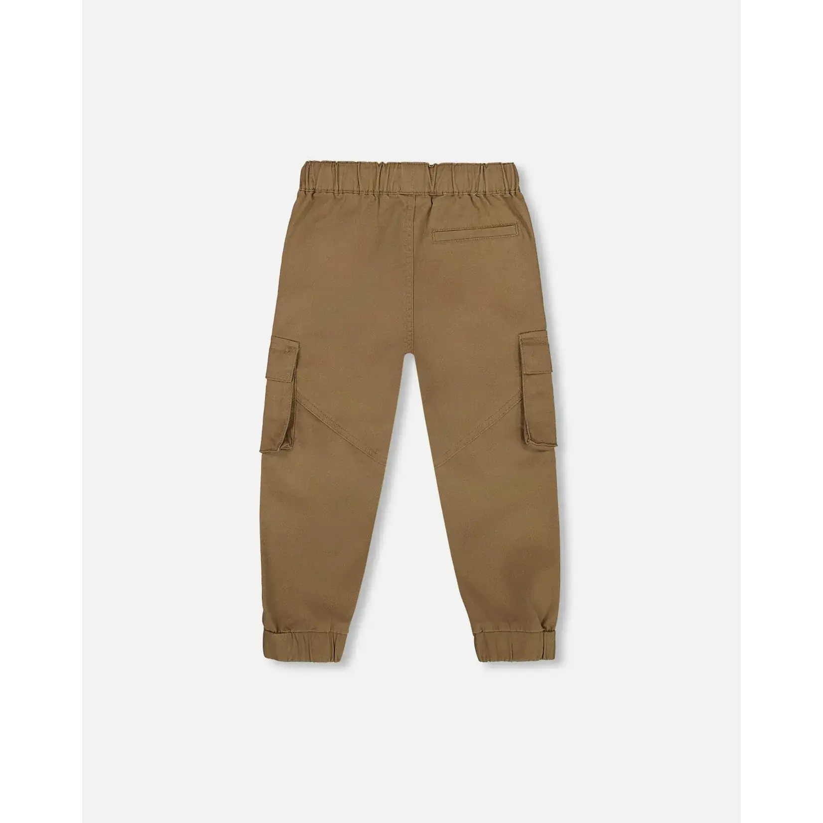 Deux Par Deux Deux Par Deux - Stretch Twill Joggers With Cargo Pockets