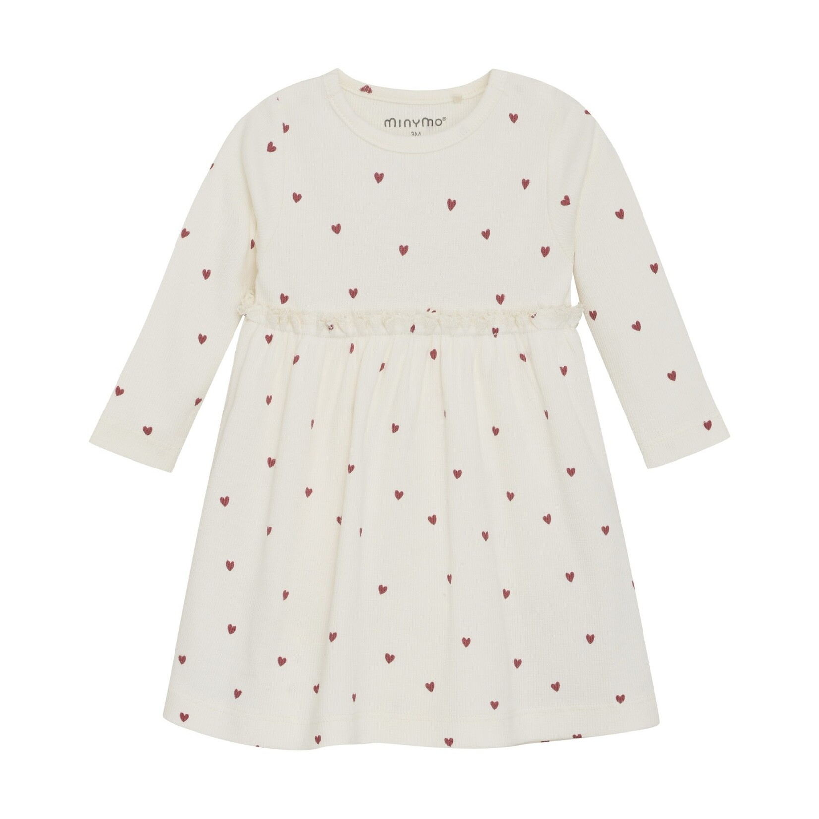 MinyMo Minymo - Ribbed Heart Dress