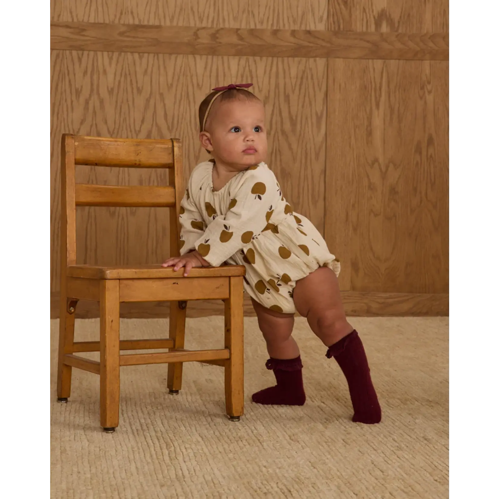 Rylee + Cru Rylee + Cru - Long Sleeve Bubble Romper
