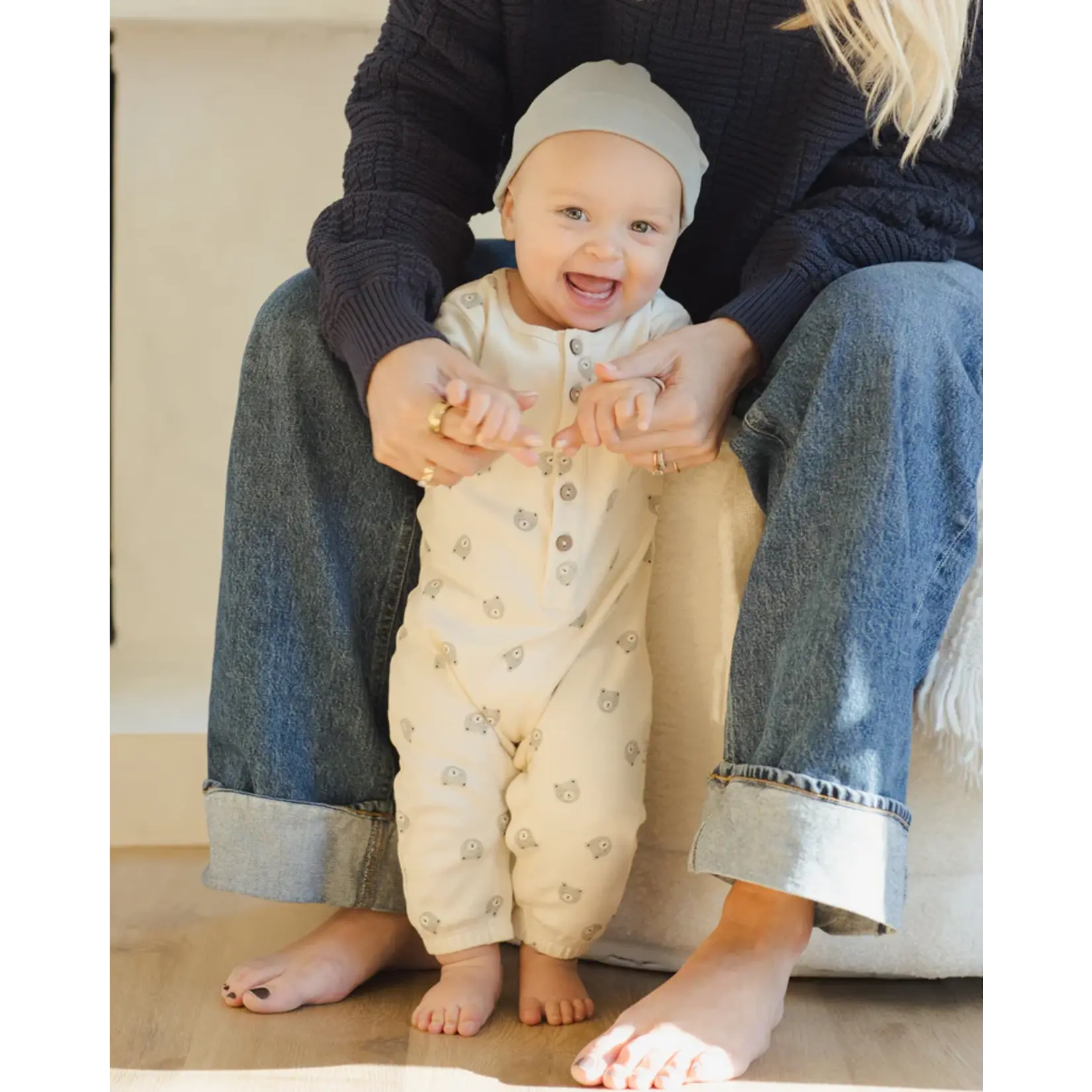 Quincy Mae Quincy Mae - Long Sleeve Jumpsuit