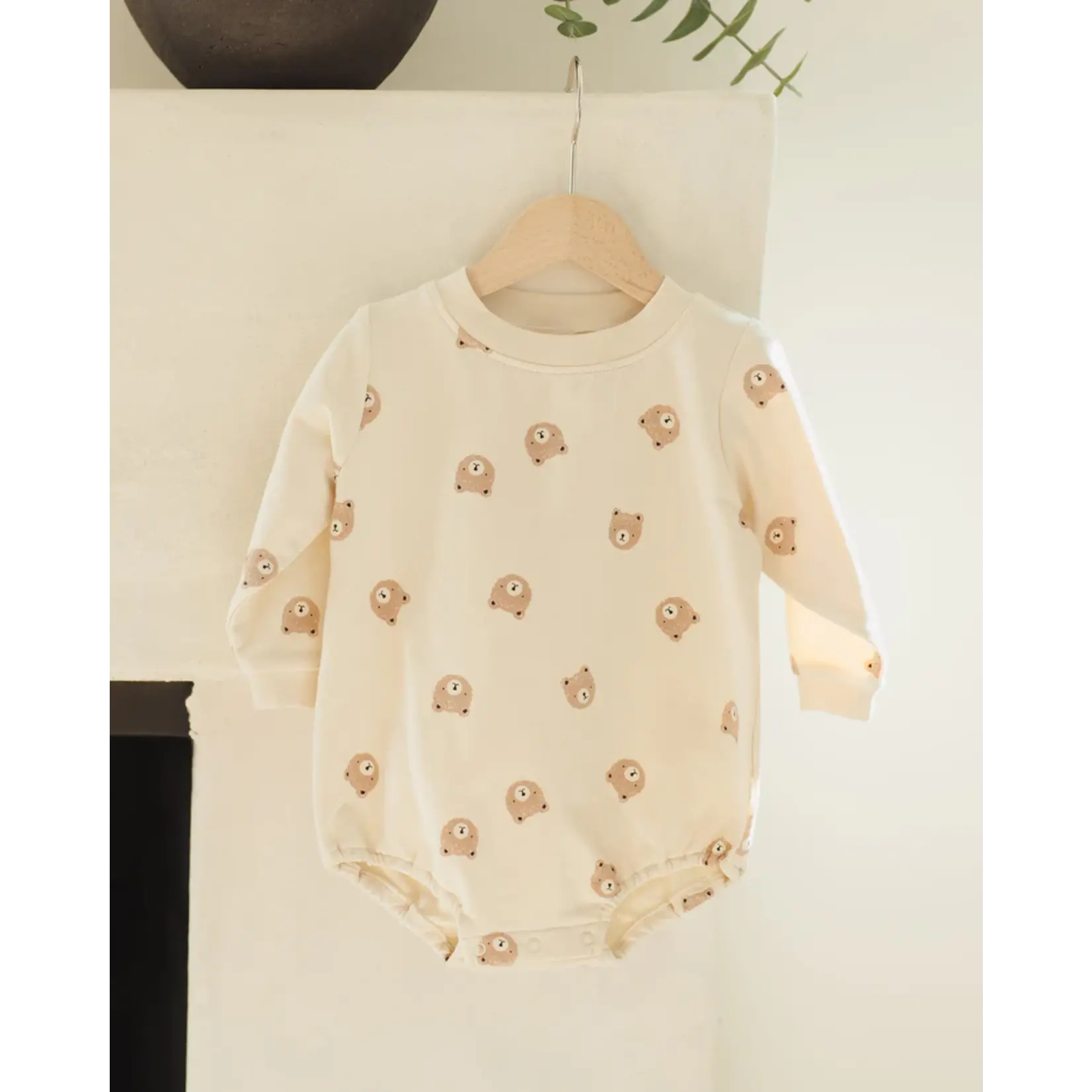 Quincy Mae Quincy Mae - Crewneck Bubble Romper