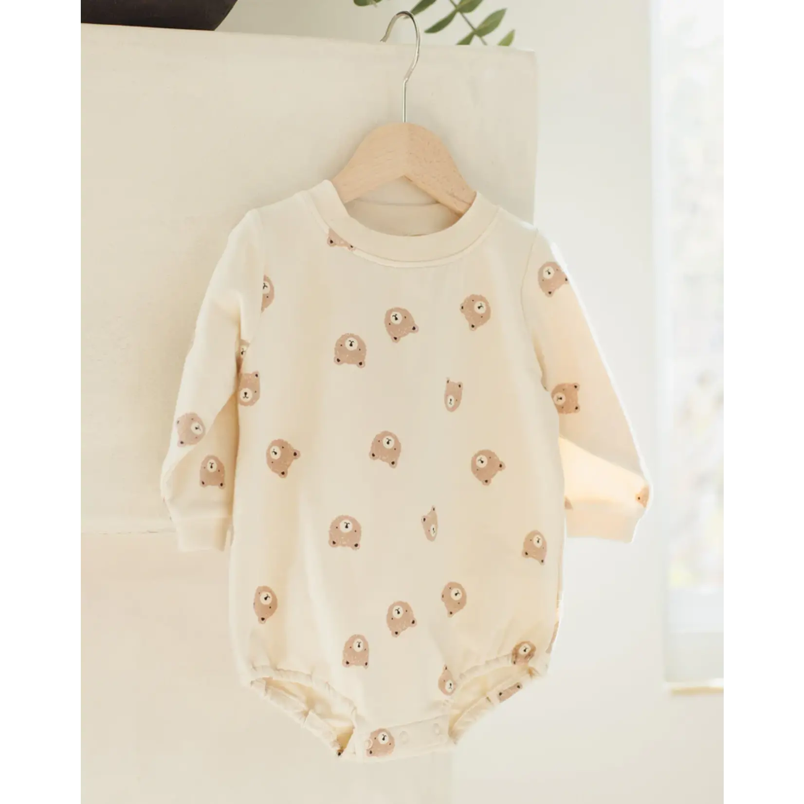 Quincy Mae Quincy Mae - Crewneck Bubble Romper