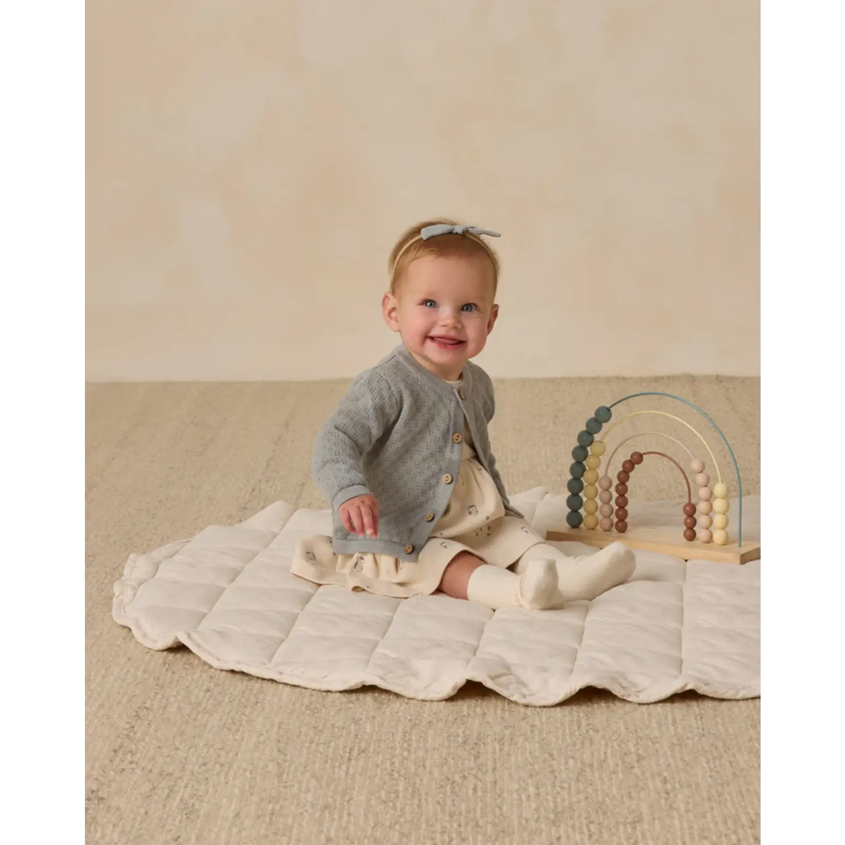 Quincy Mae Quincy Mae - Ribbed Long Sleeve Dress