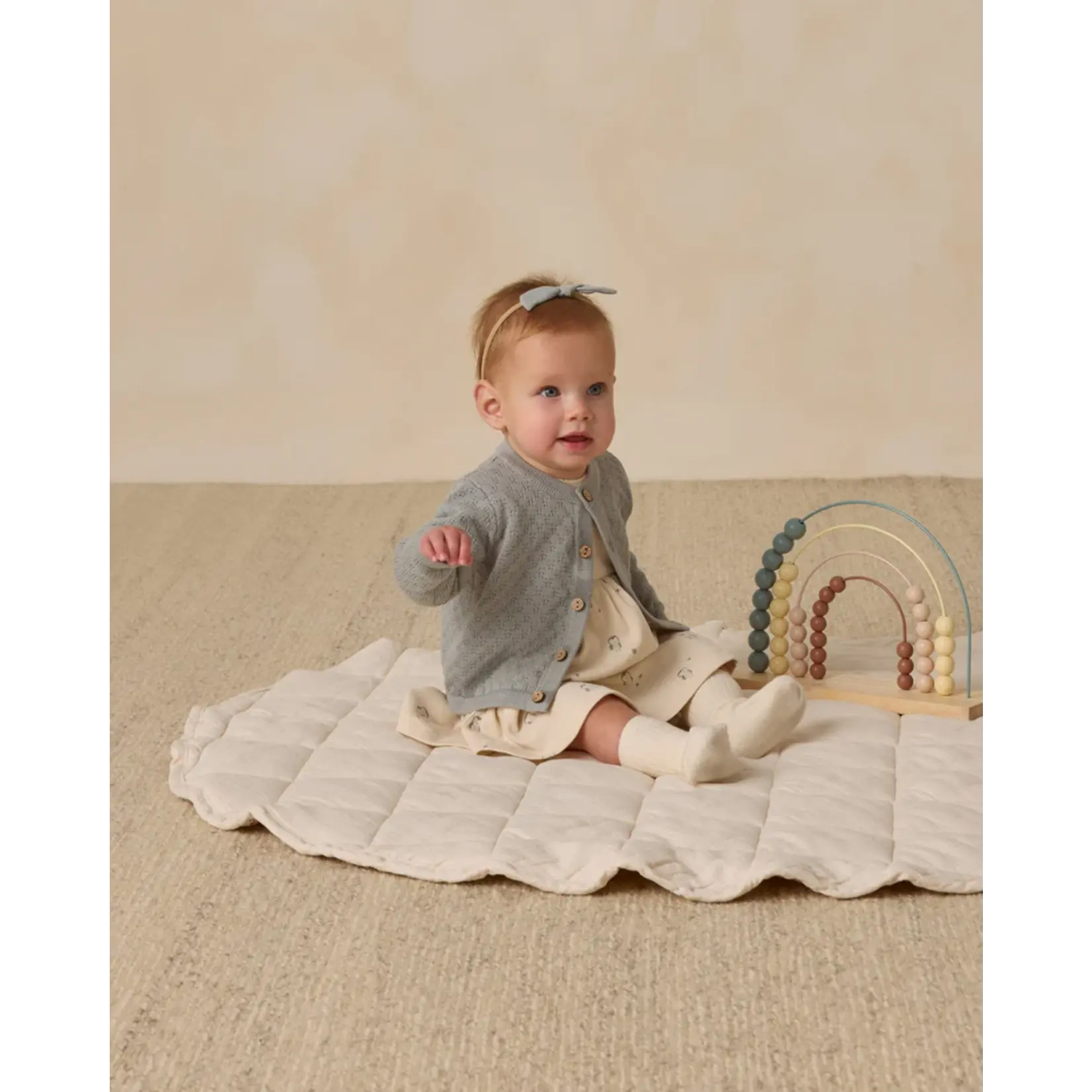 Quincy Mae Quincy Mae - Ribbed Long Sleeve Dress